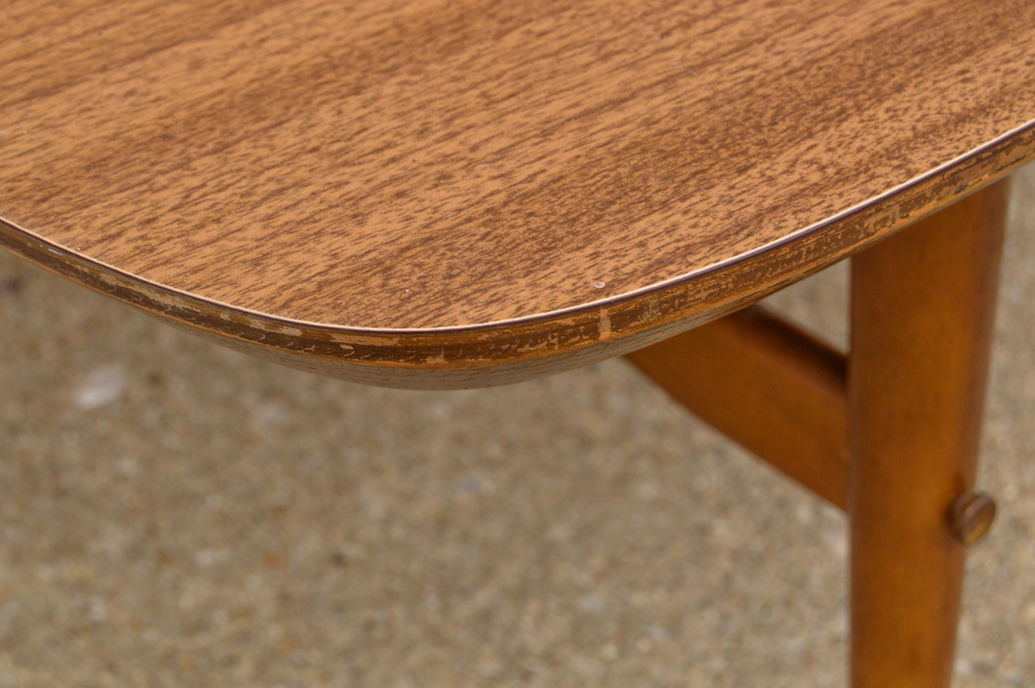 Mid Century Modern Coffee Table with Inset Mosaics