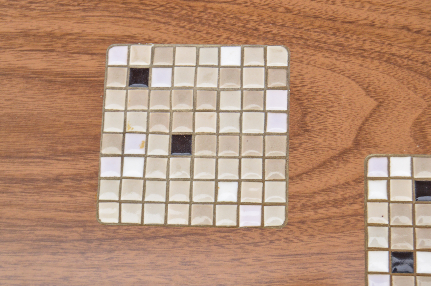 Mid Century Modern Tile Accent End Tables