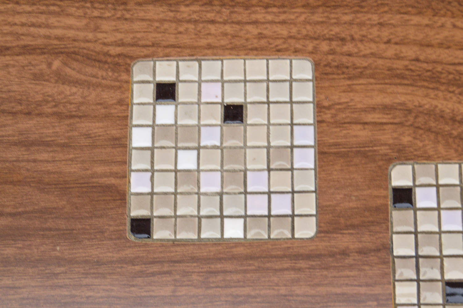 Mid Century Modern Tile Accent End Tables