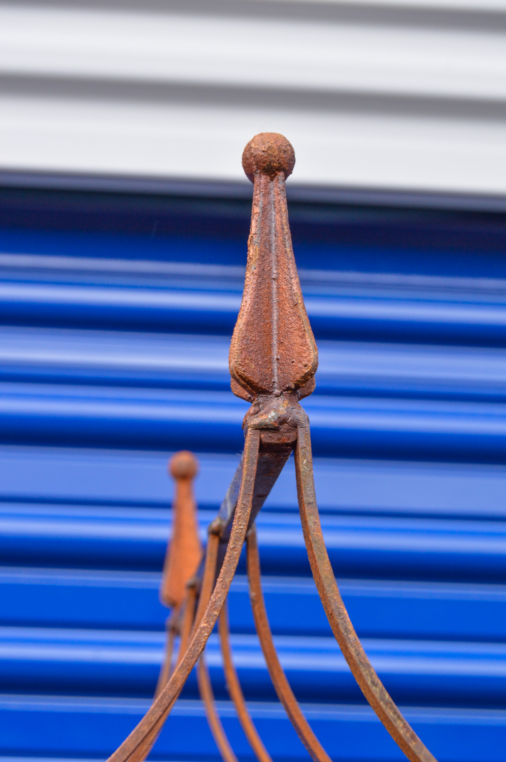 Standing Glass and Metal Terrarium