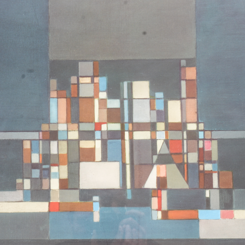 Modern Geometric Lithograph