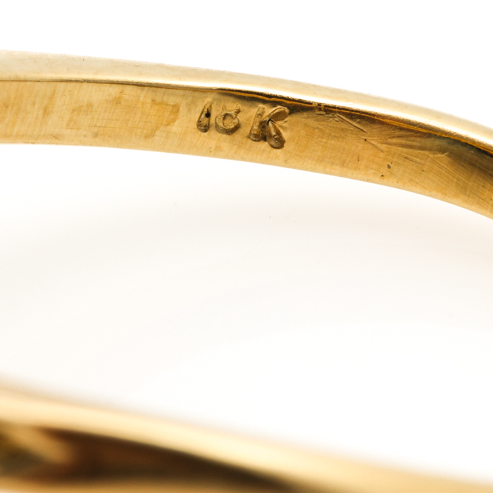 18K Yellow Gold 1.72 CTW Diamond Bypass Ring