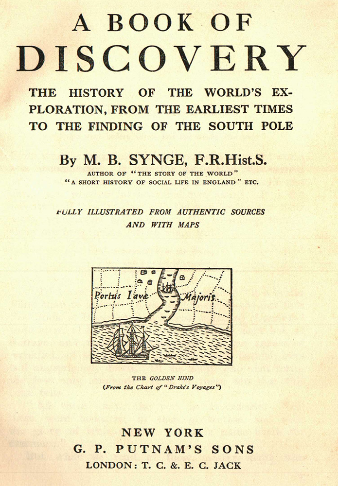"A Book of Discovery" by M B. Synge
