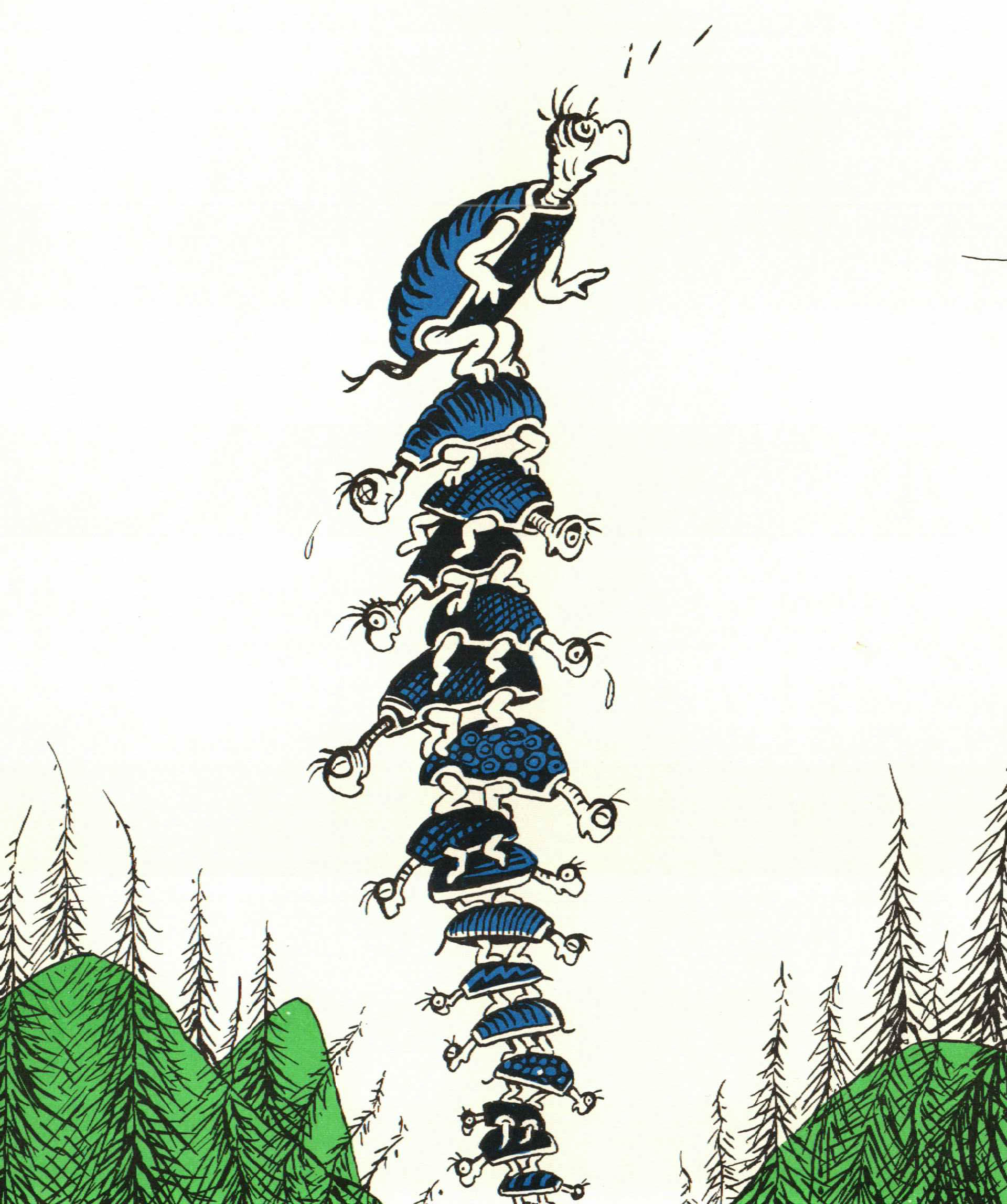 1958 First Edition "Yertle the Turtle & Other Stories" by Dr. Seuss