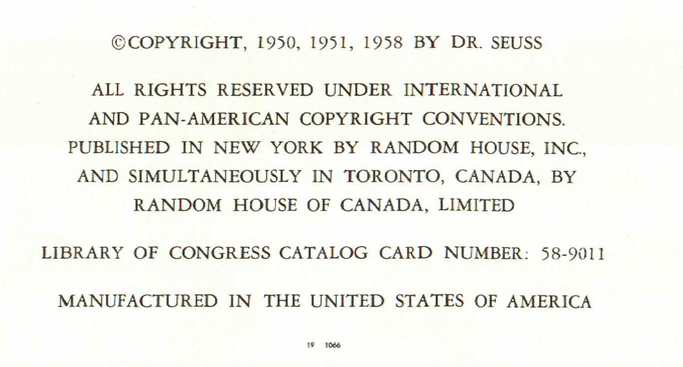 1958 First Edition "Yertle the Turtle & Other Stories" by Dr. Seuss