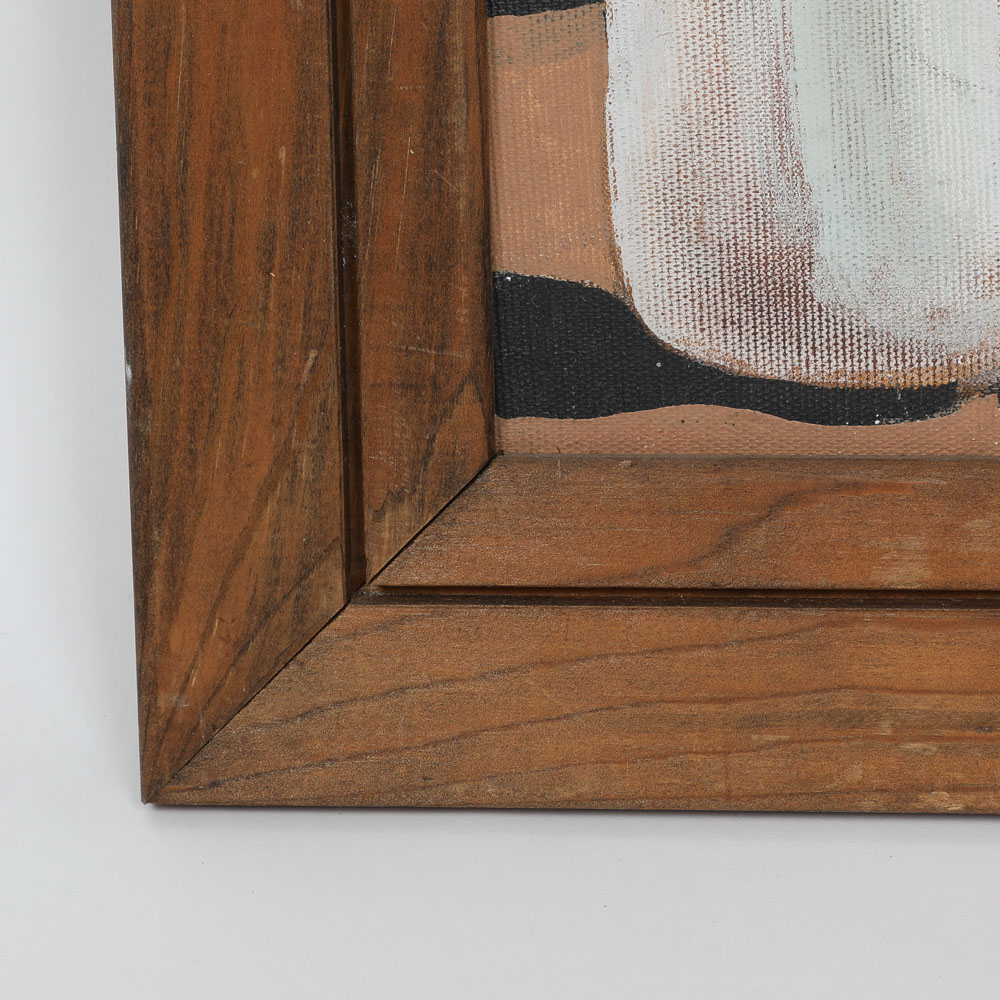 Acrylic Painting on Canvas of Woman Baking