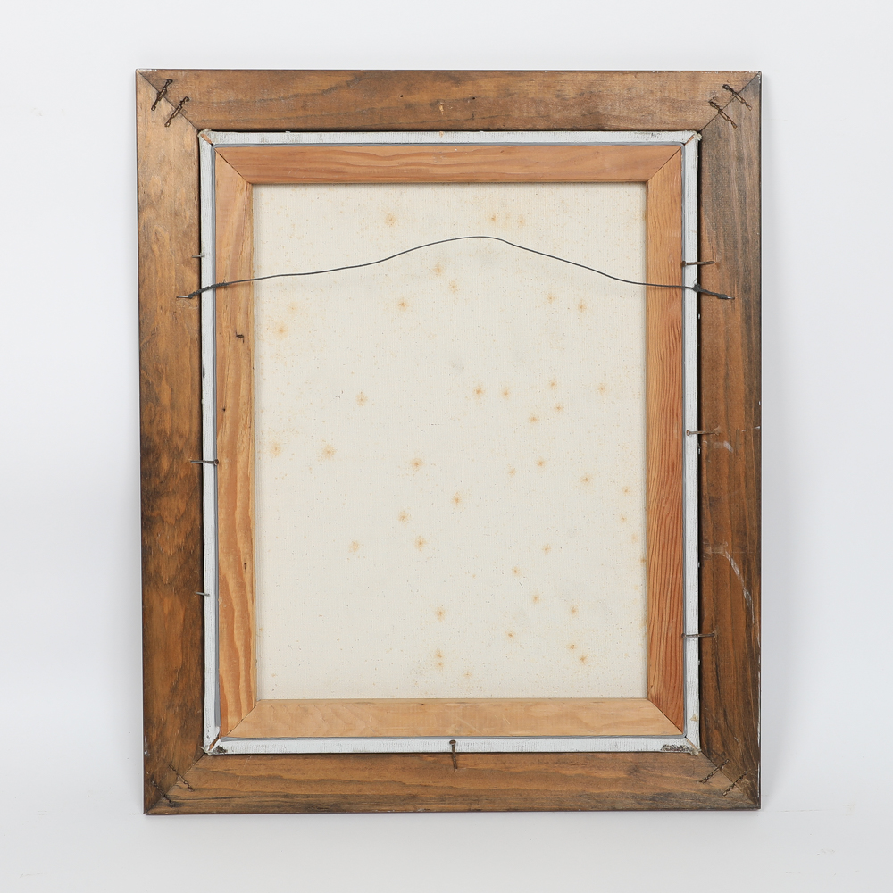 Acrylic Painting on Canvas of Woman Baking