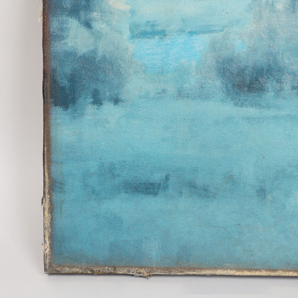 Oil Painting on Canvas of Pastoral Landscape