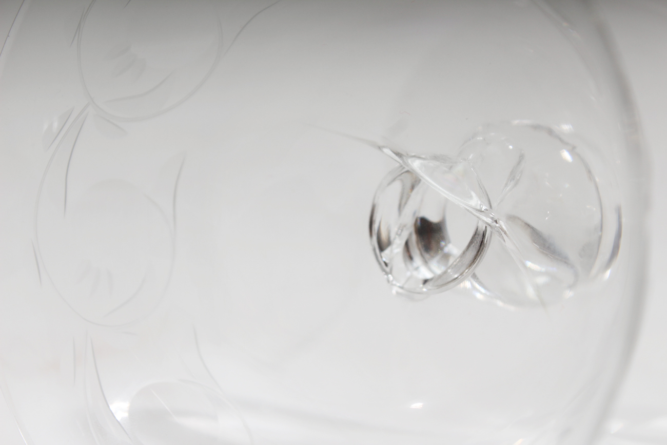 Vintage Etched Heisey Crystal Stemware Collection