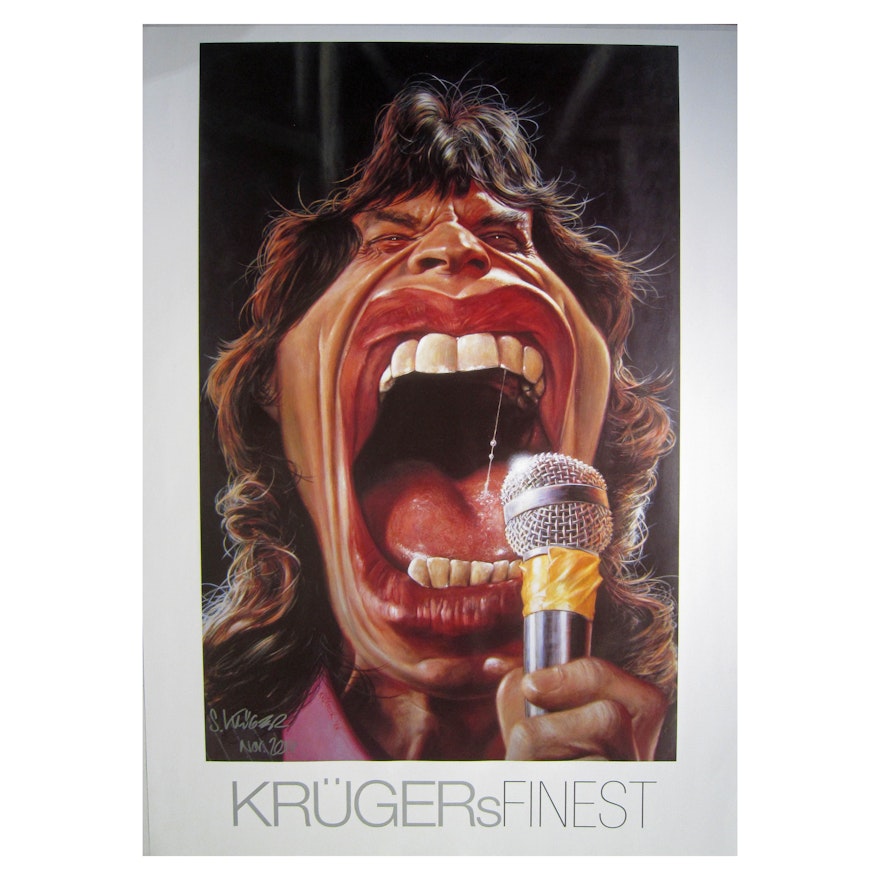Sebastian Kruger Signed Limited Edition Fine Art Poster
