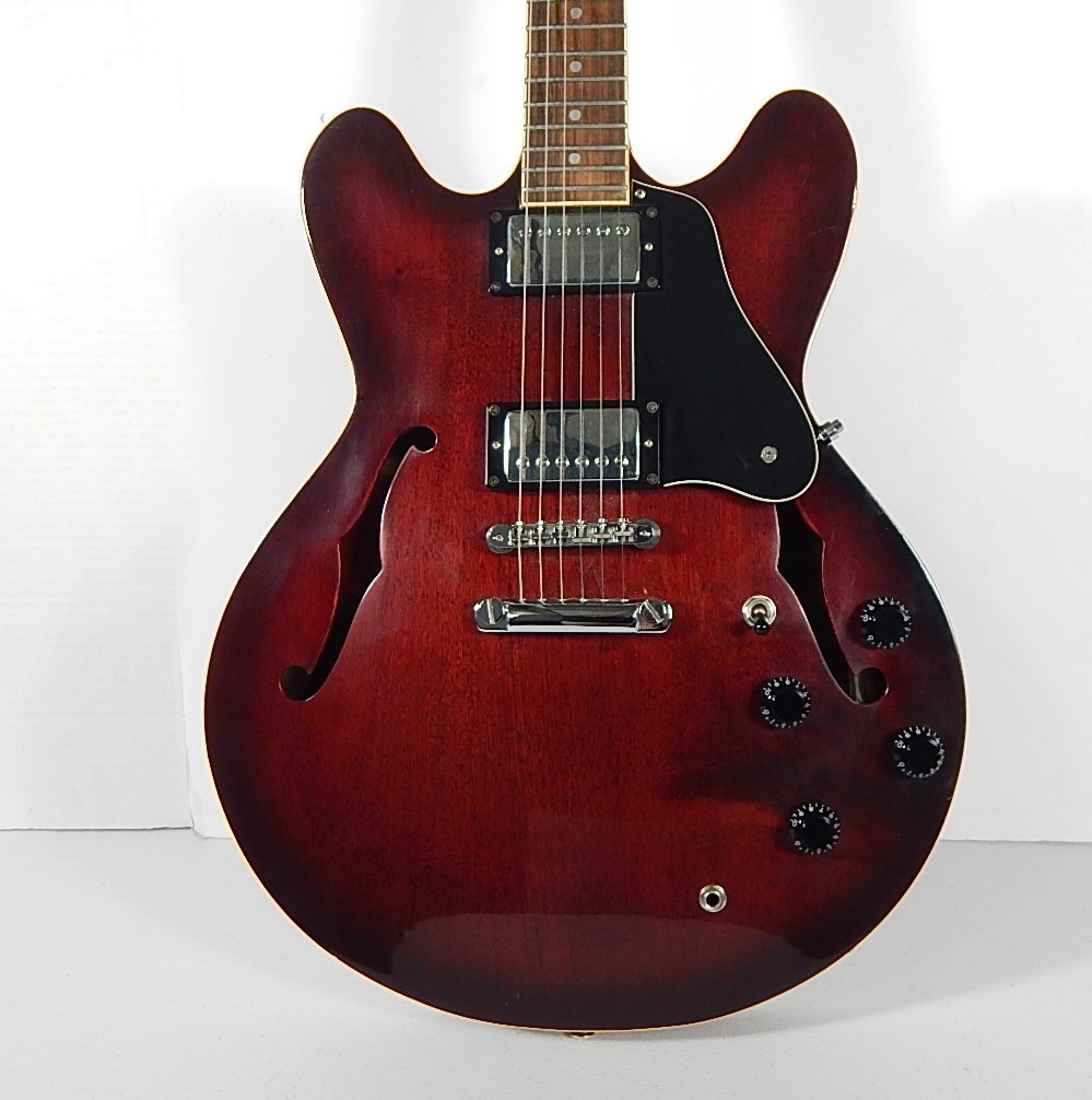 Hohner Professional SE 35 Hollow Body Electric Guitar and Case