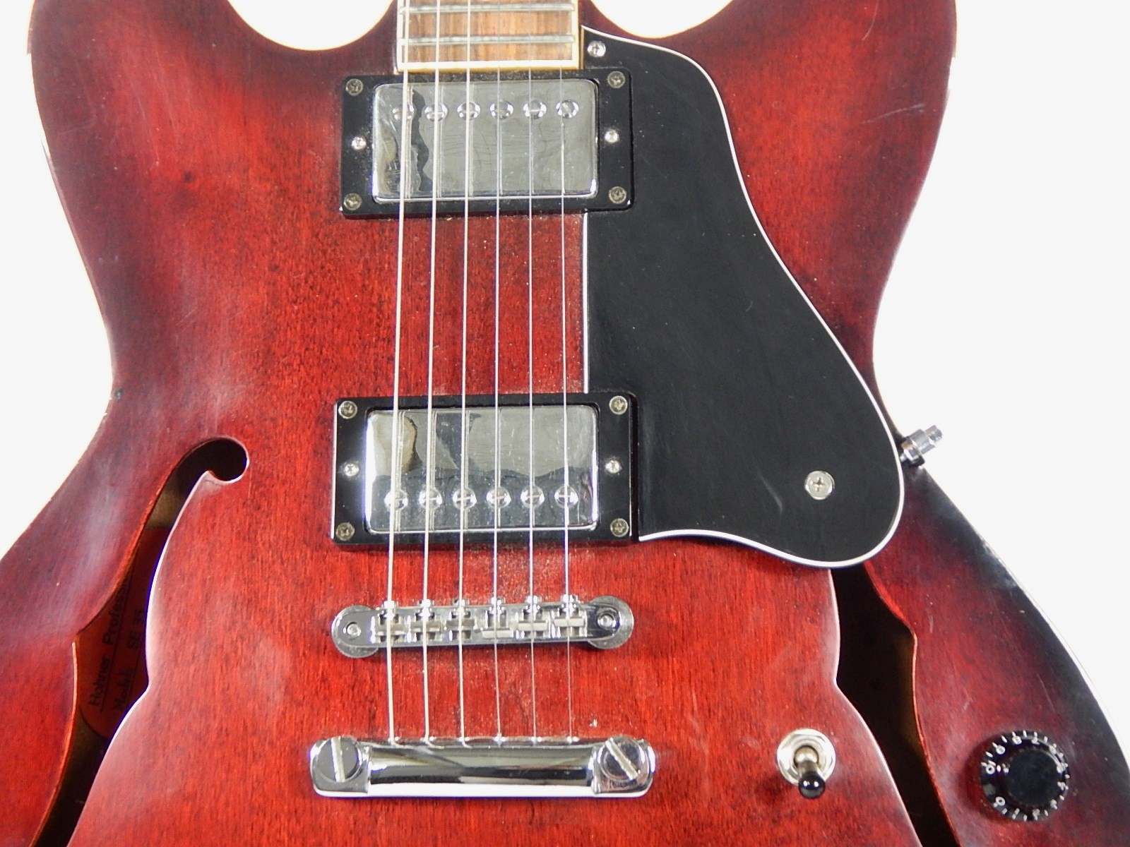 Hohner Professional SE 35 Hollow Body Electric Guitar and Case