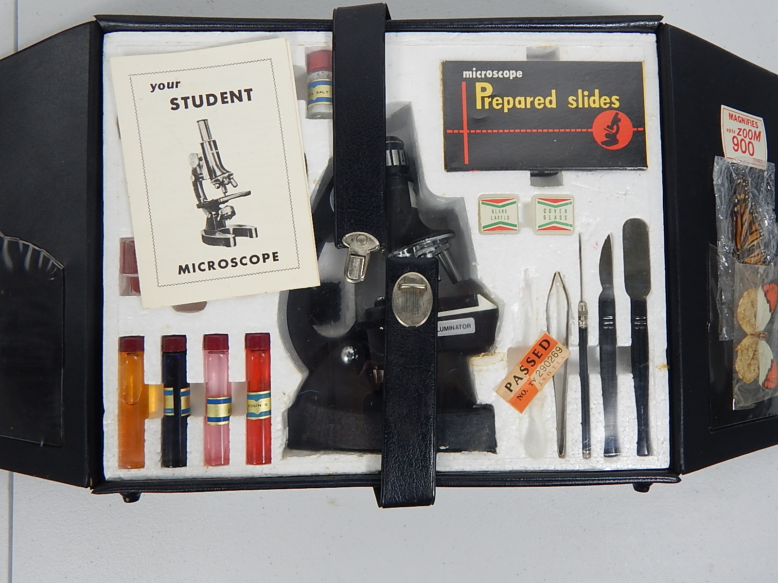Vintage Precision Made Junior Microscope Kit