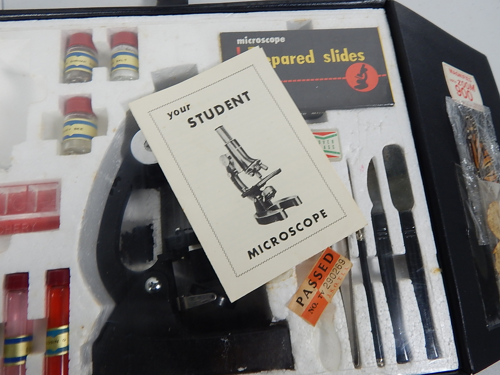 Vintage Precision Made Junior Microscope Kit