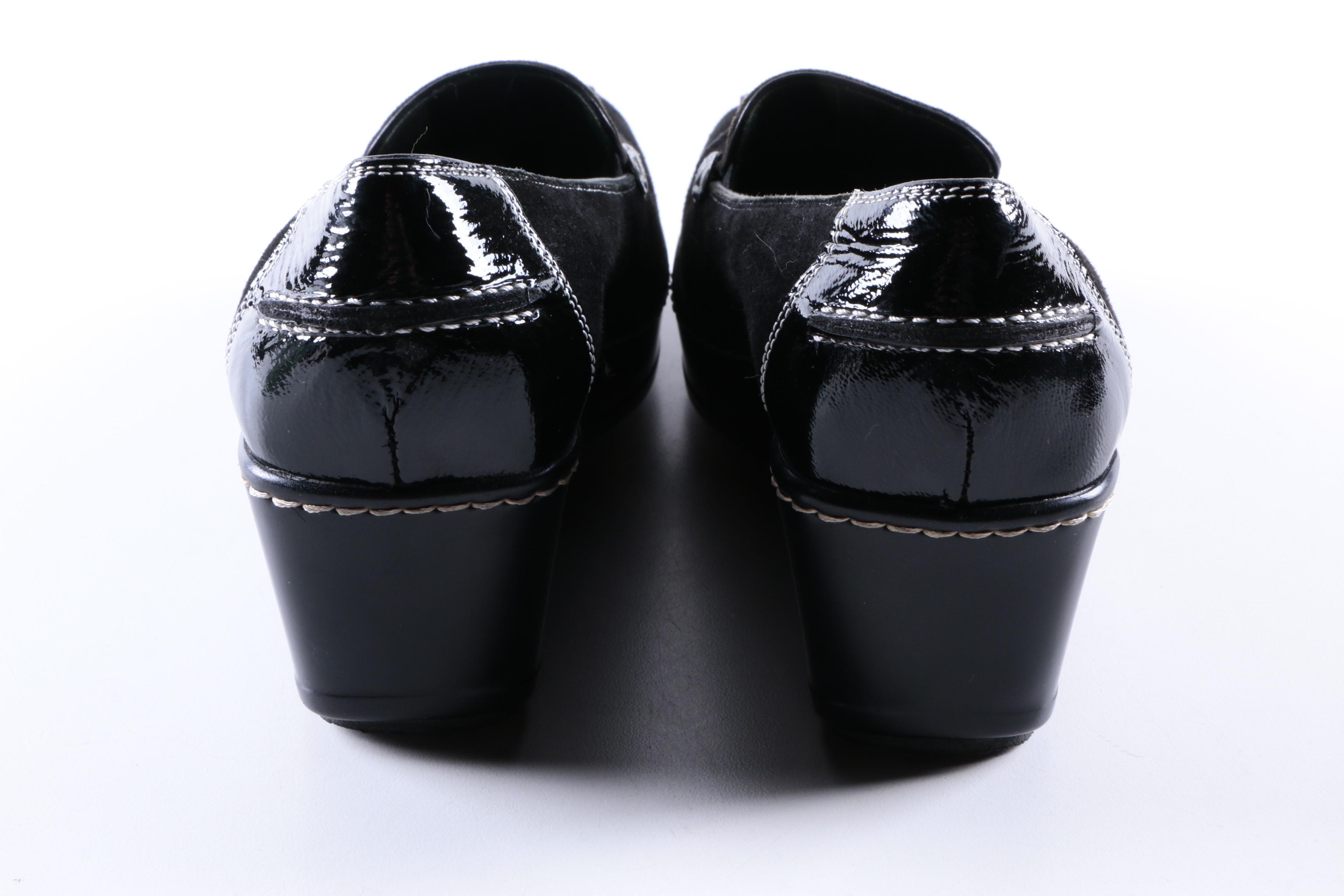 Donald J. Pliner Suede Platform Loafers