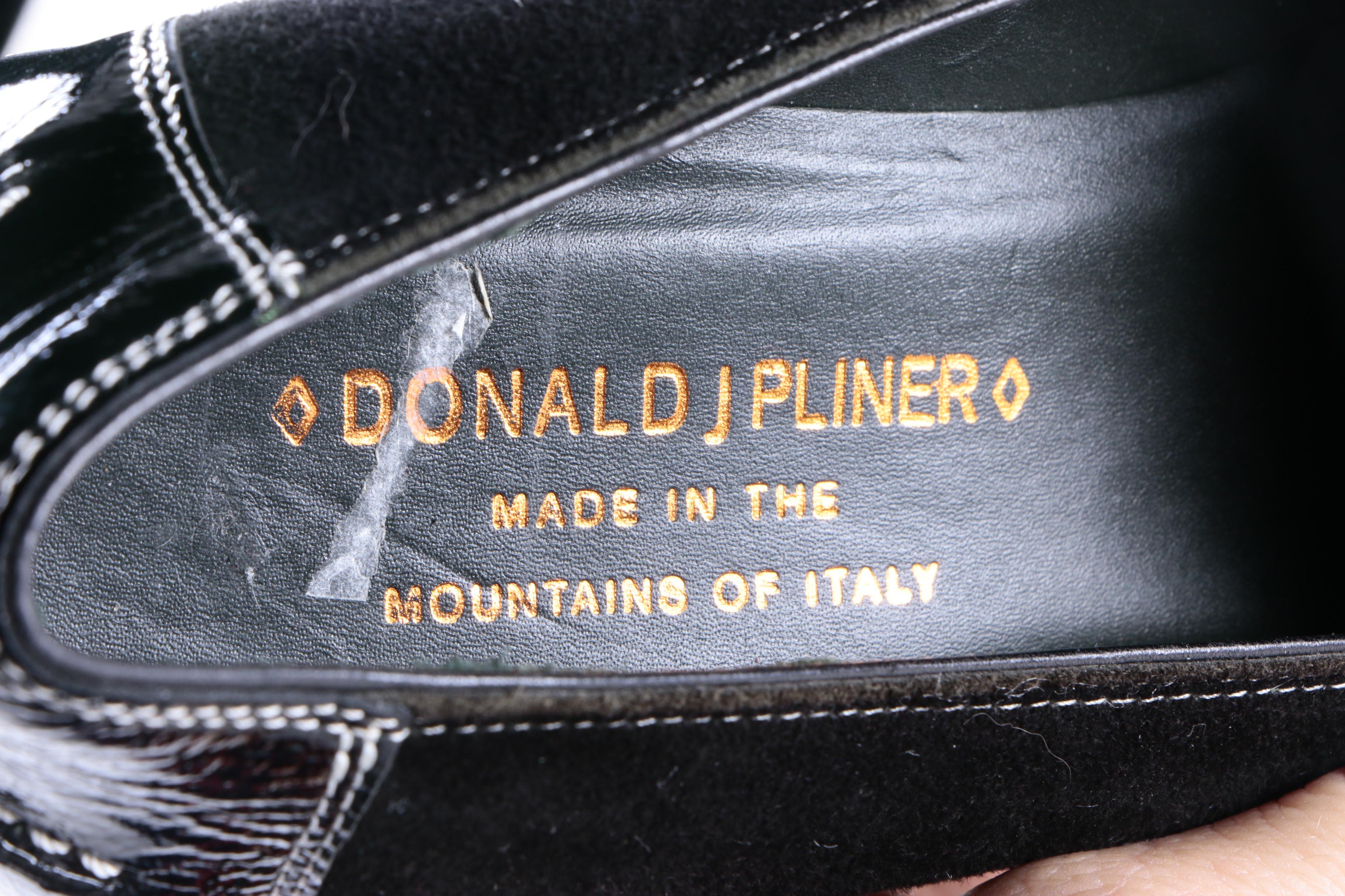 Donald J. Pliner Suede Platform Loafers