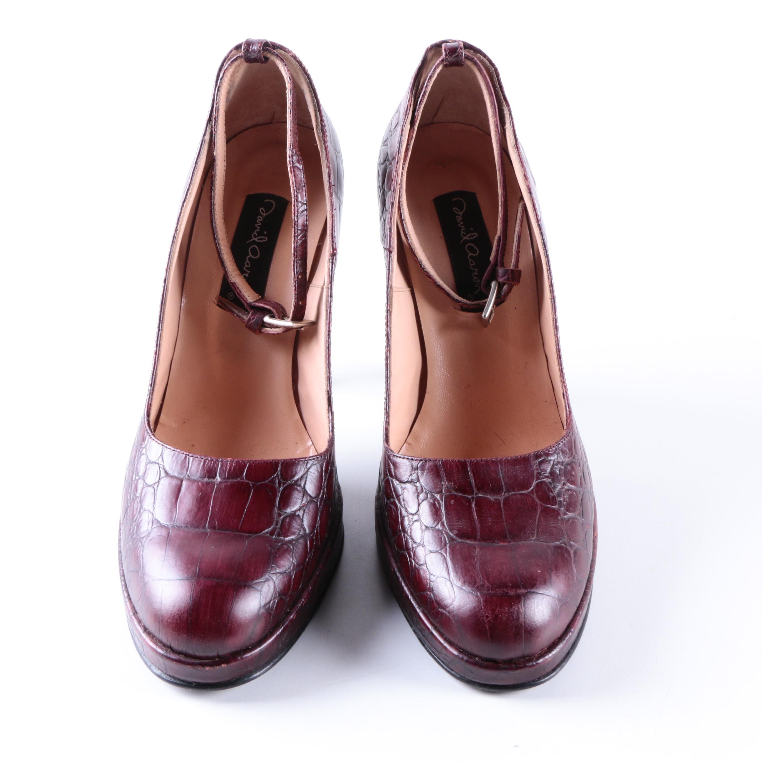 Women's David Aaron Leather Pumps