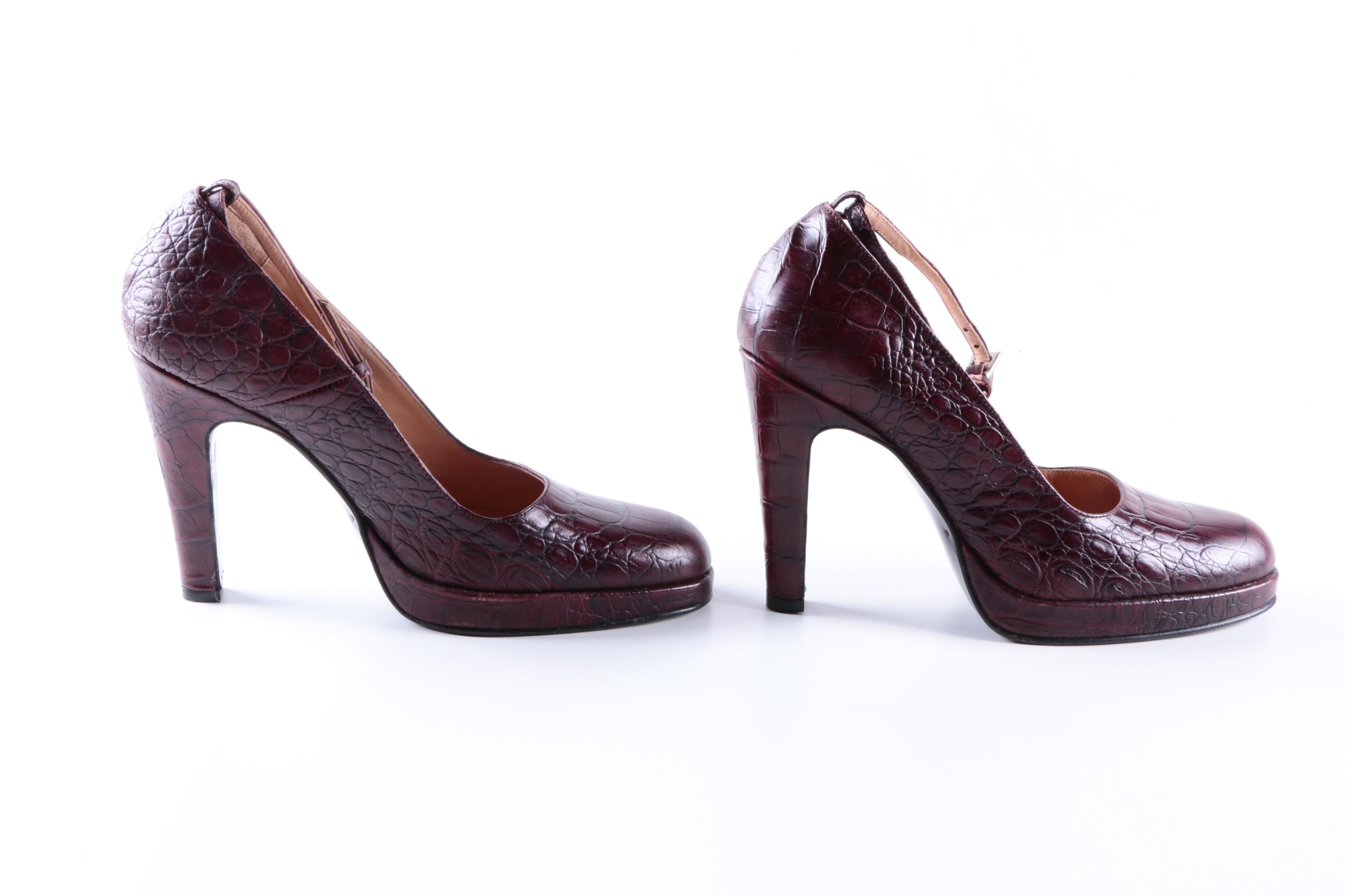 Women's David Aaron Leather Pumps