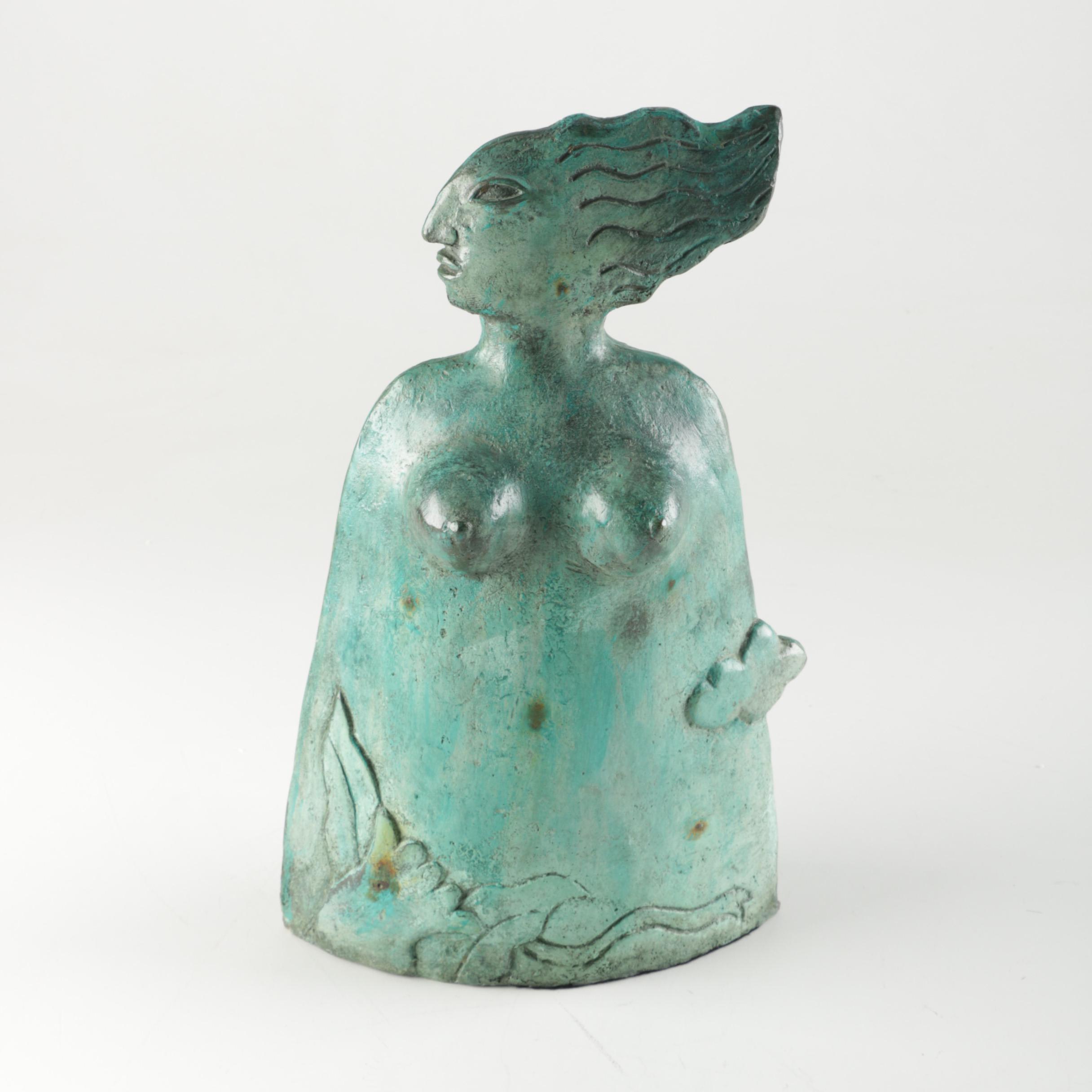 Metal Mermaid Figurine