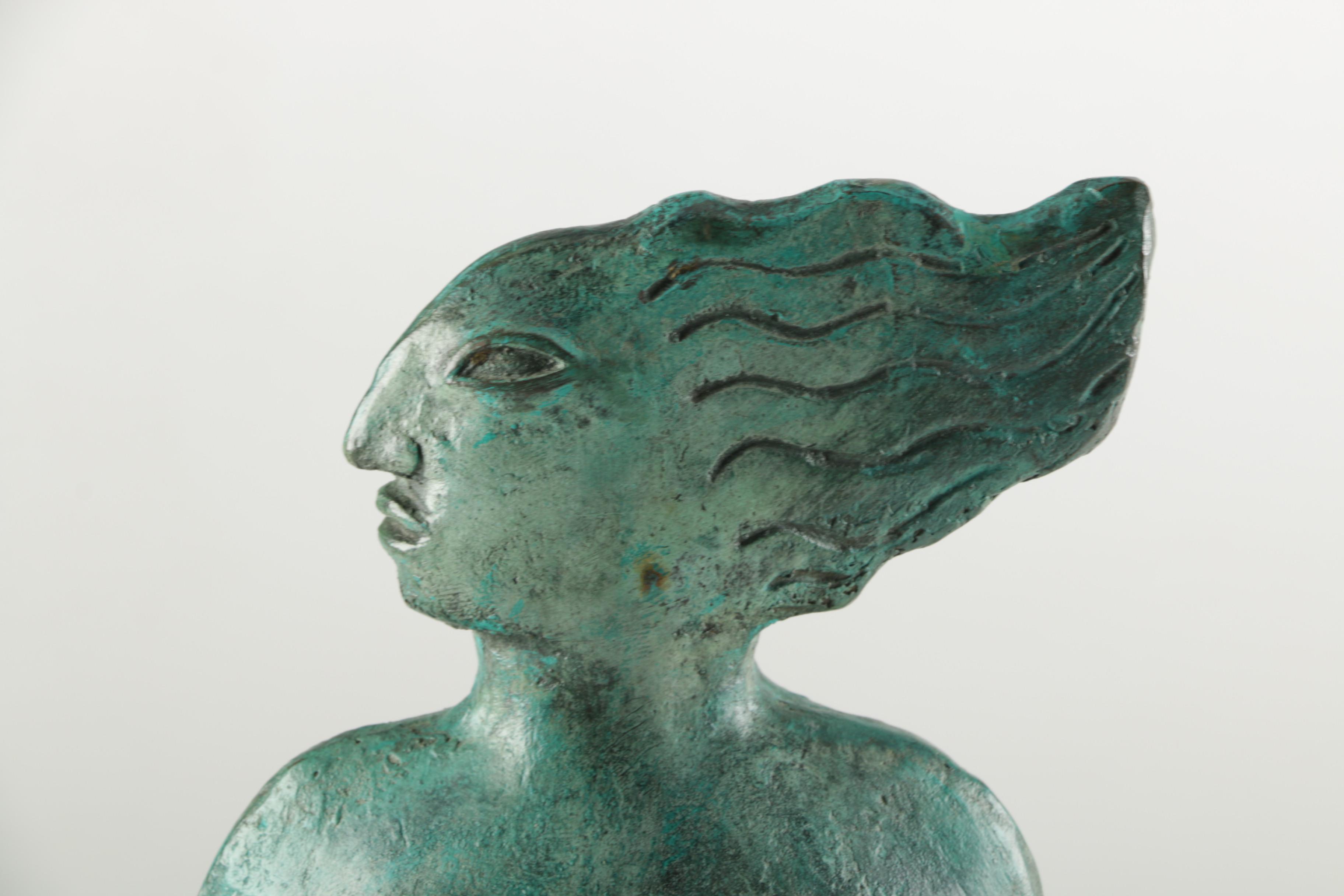 Metal Mermaid Figurine