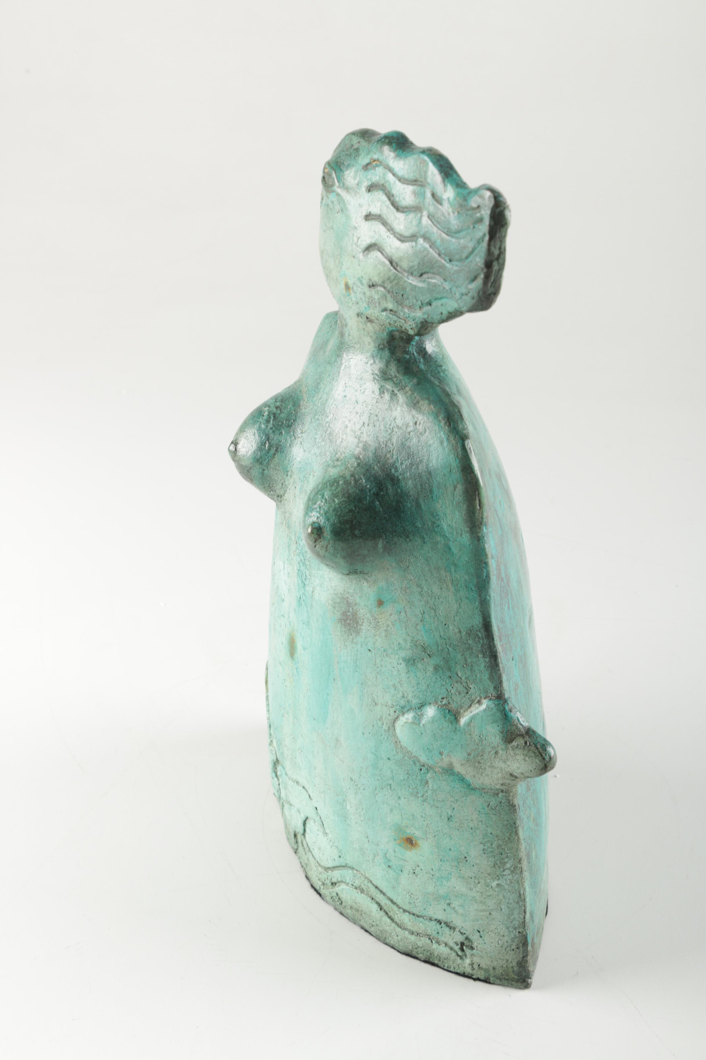 Metal Mermaid Figurine