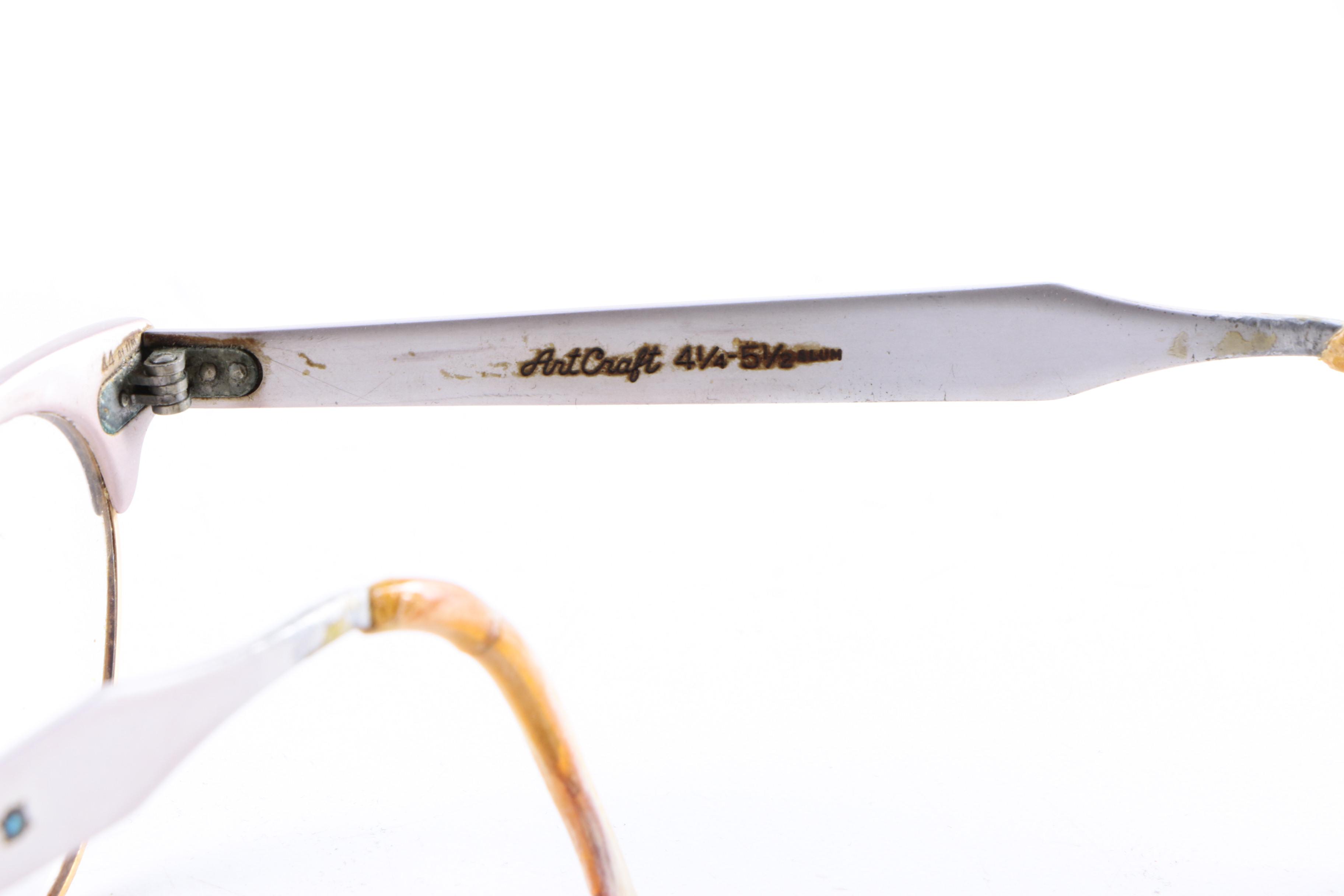 Women's and Men's Vintage Eyeglasses and Cases Including Gold Filled