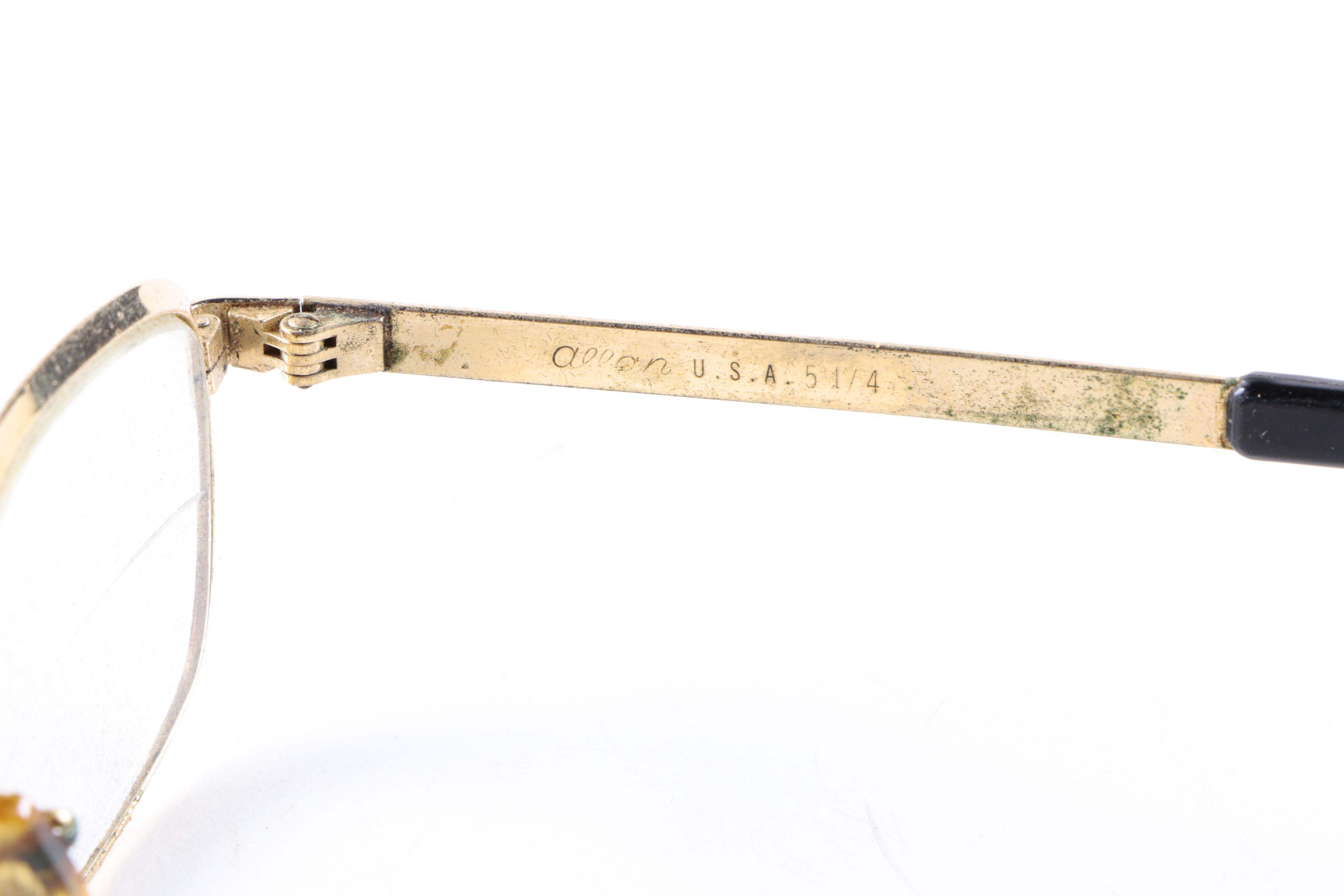 Women's and Men's Vintage Eyeglasses and Cases Including Gold Filled