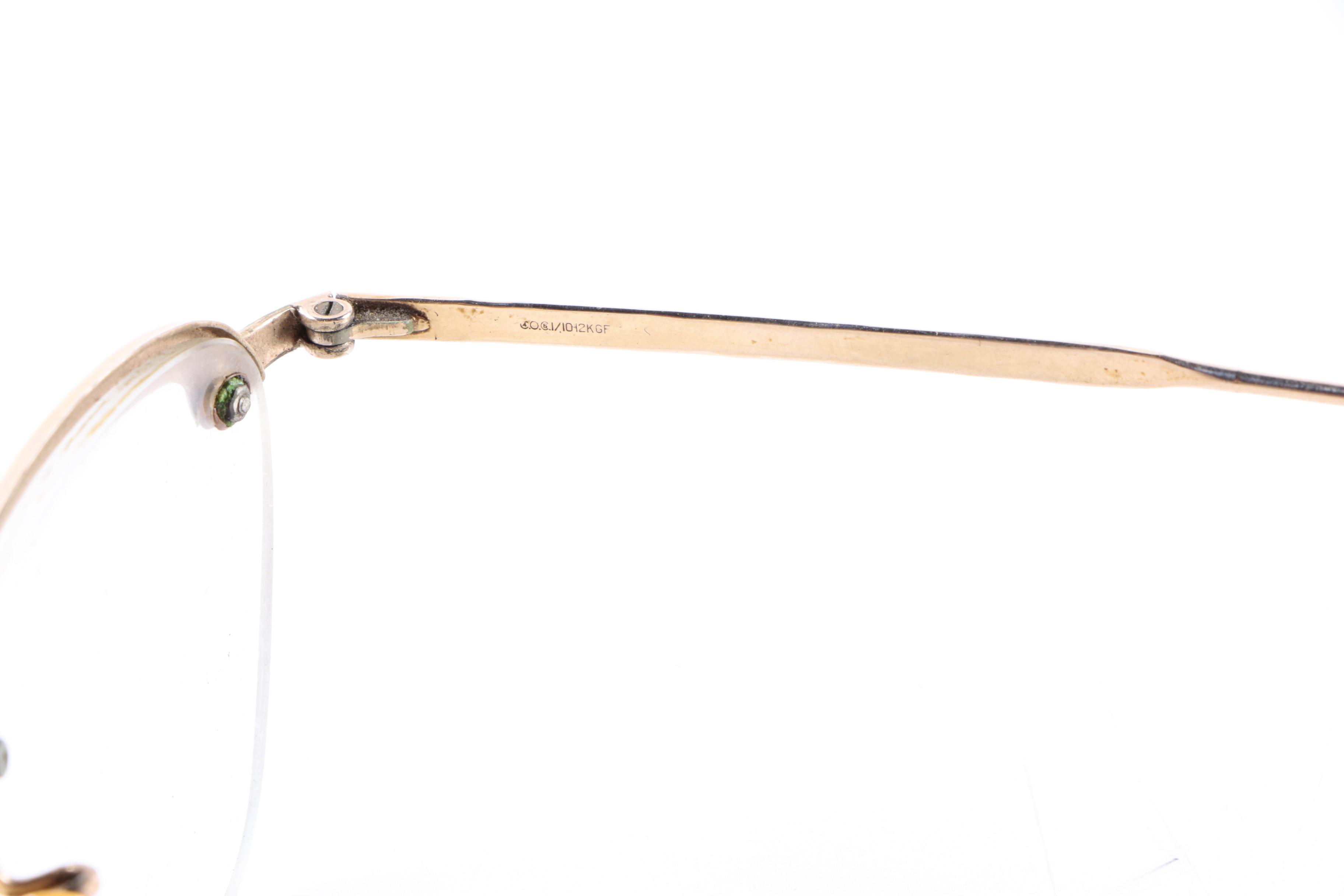 Women's and Men's Vintage Eyeglasses and Cases Including Gold Filled