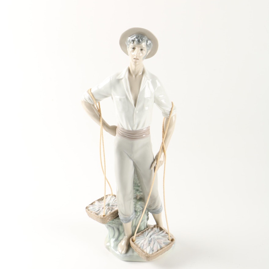 Lladró "Fisherman" Figurine