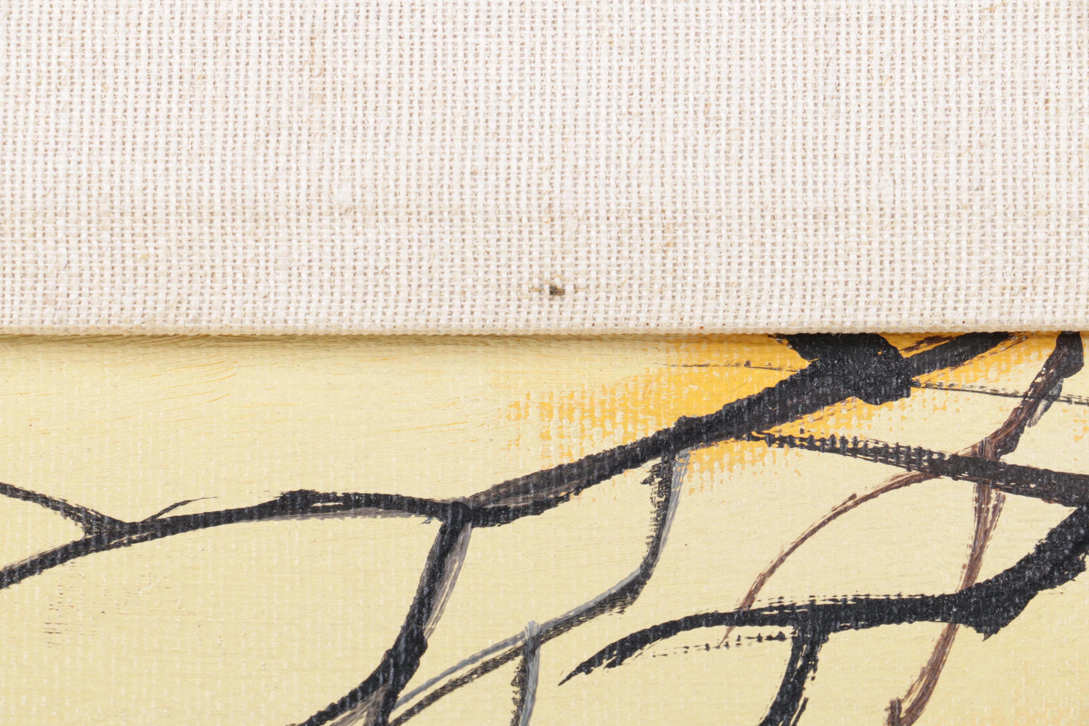 F. Claude Oil Painting on Canvas of City Scene