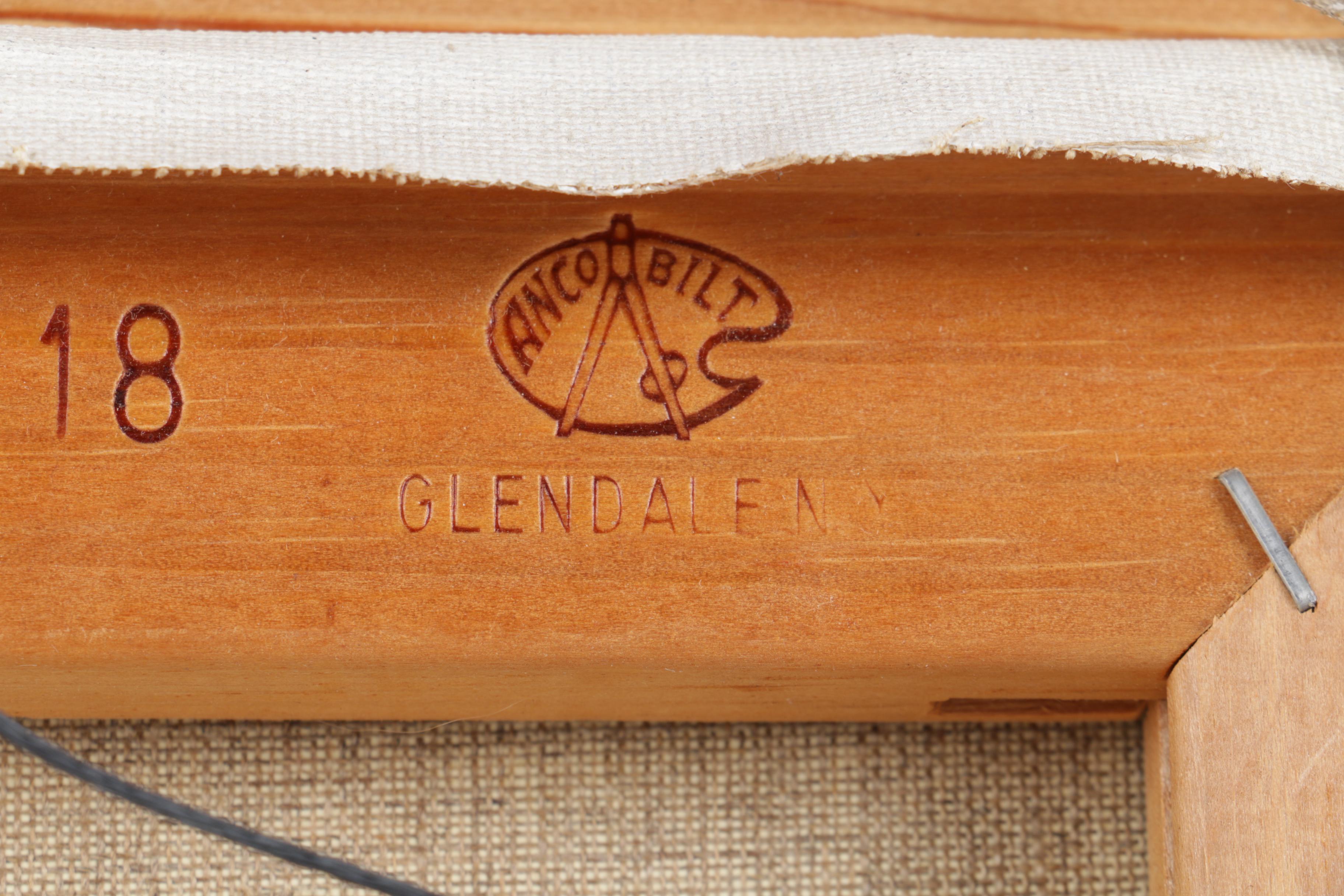 F. Claude Oil Painting on Canvas of City Scene