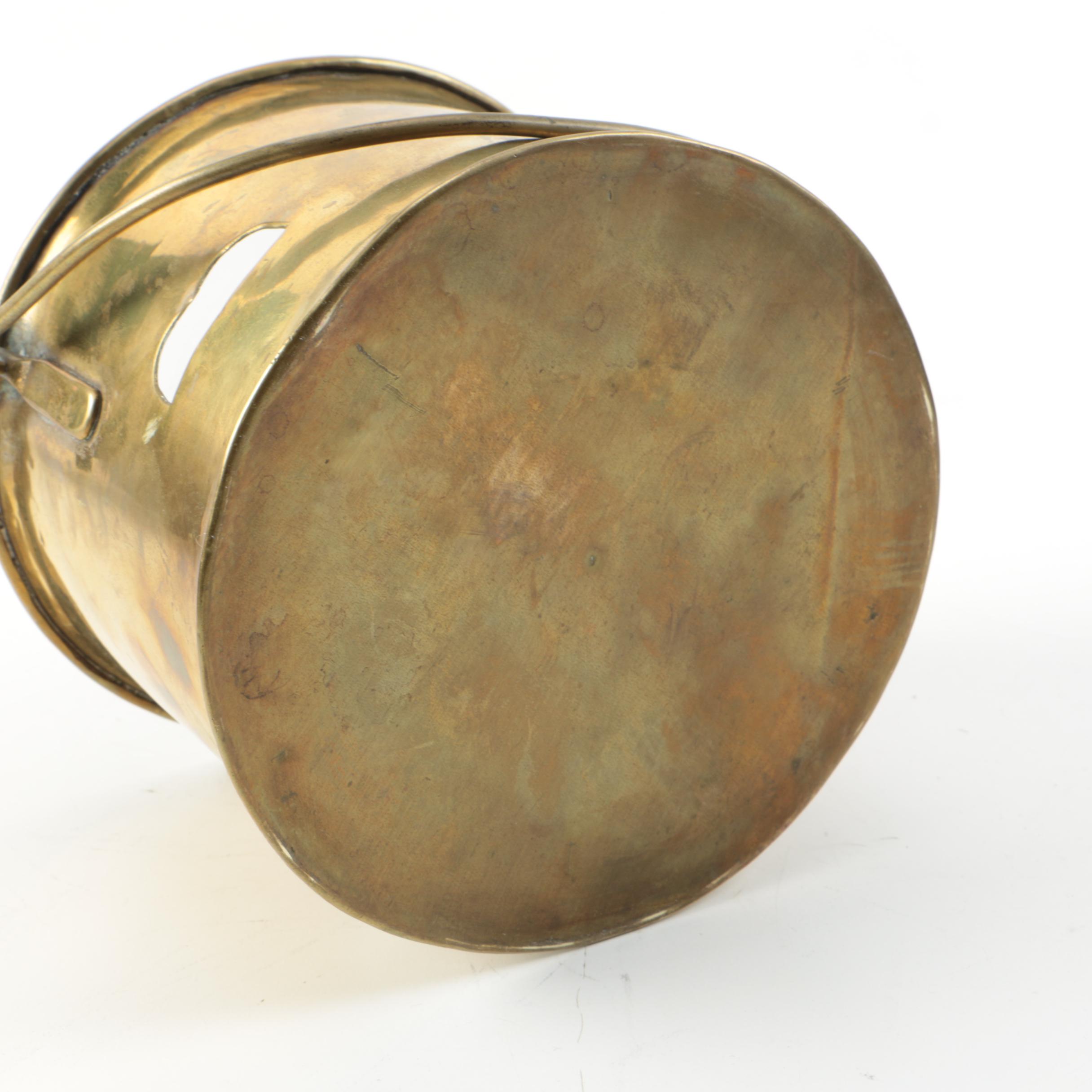 Brass Kettle and Bucket