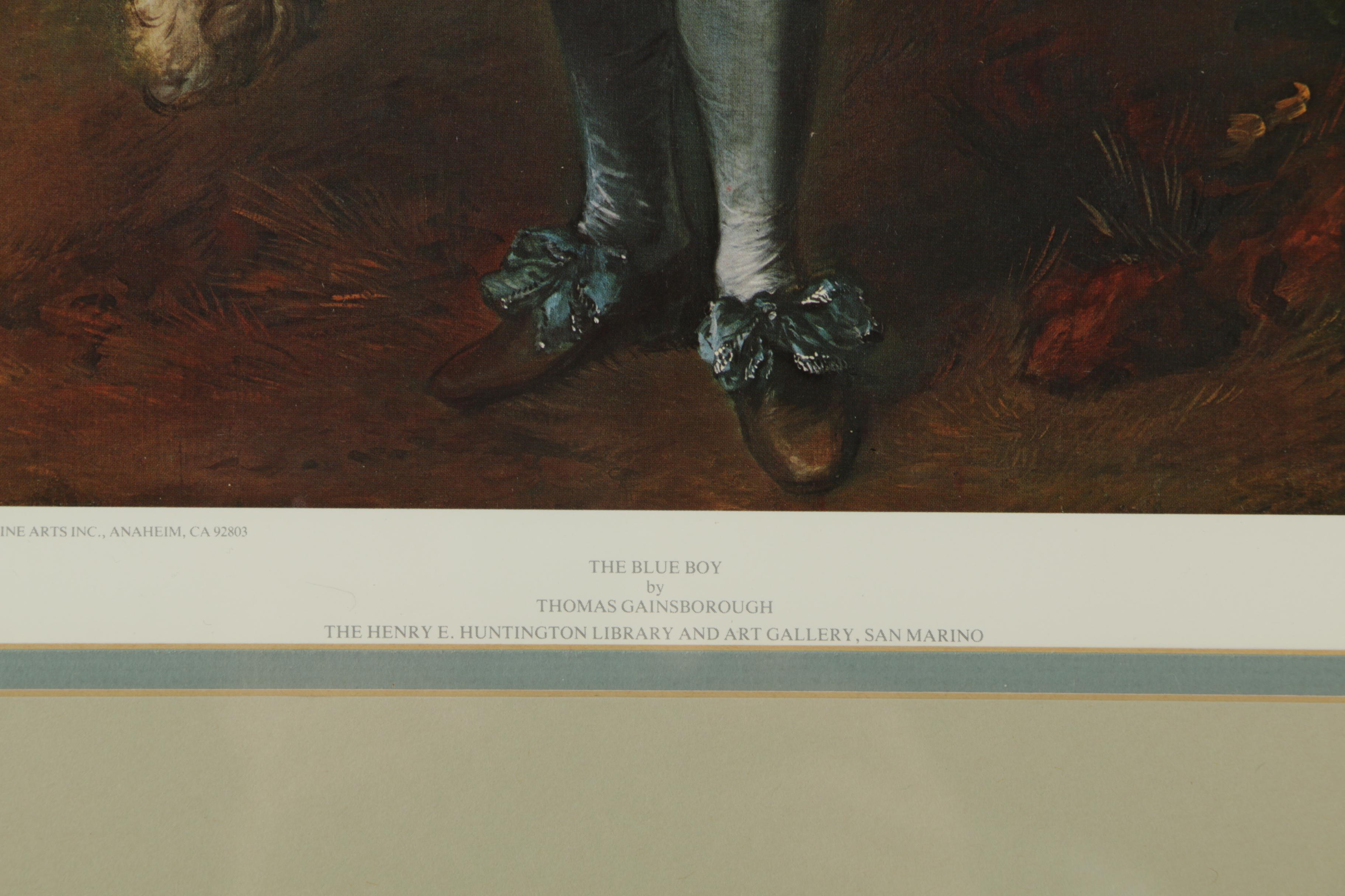 Offset Lithographs After Sirs Thomas Gainsborough and Thomas Lawrence