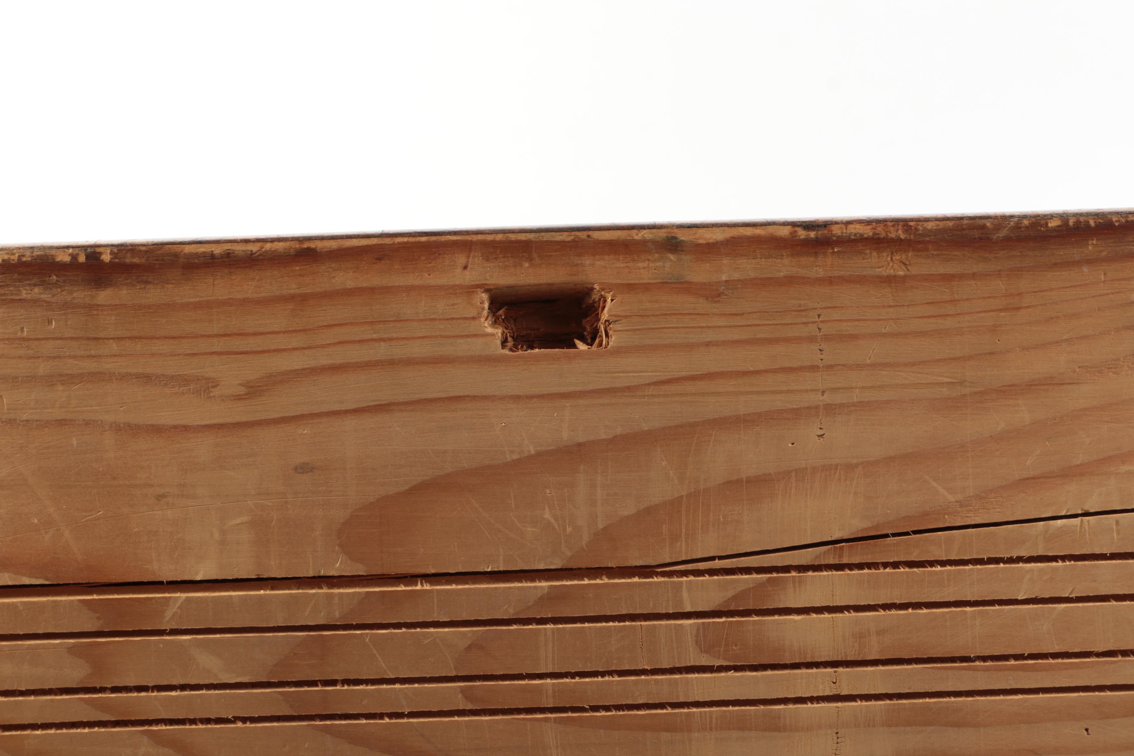 Vintage Mixed Wood Trinket Box