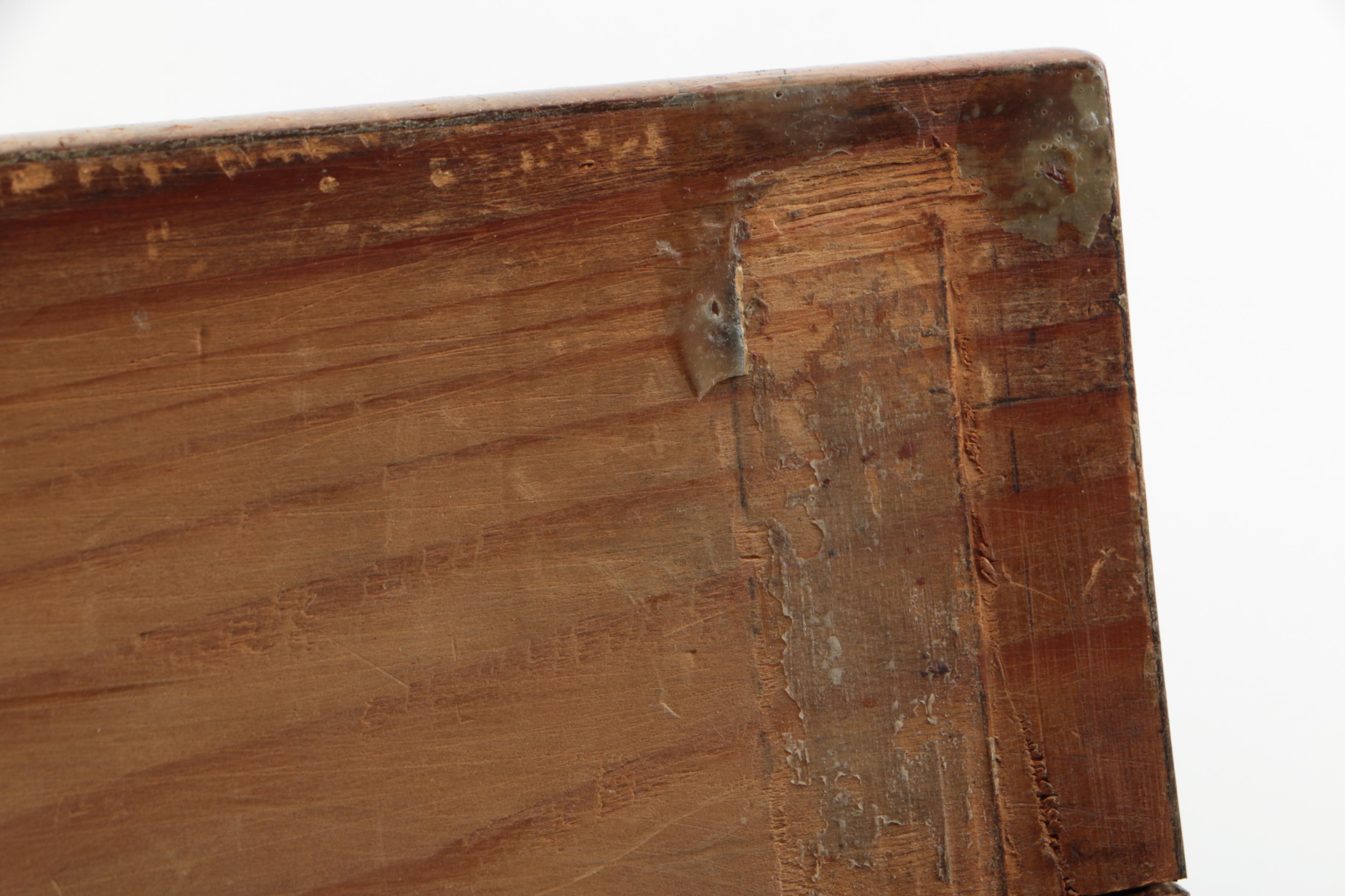 Vintage Mixed Wood Trinket Box