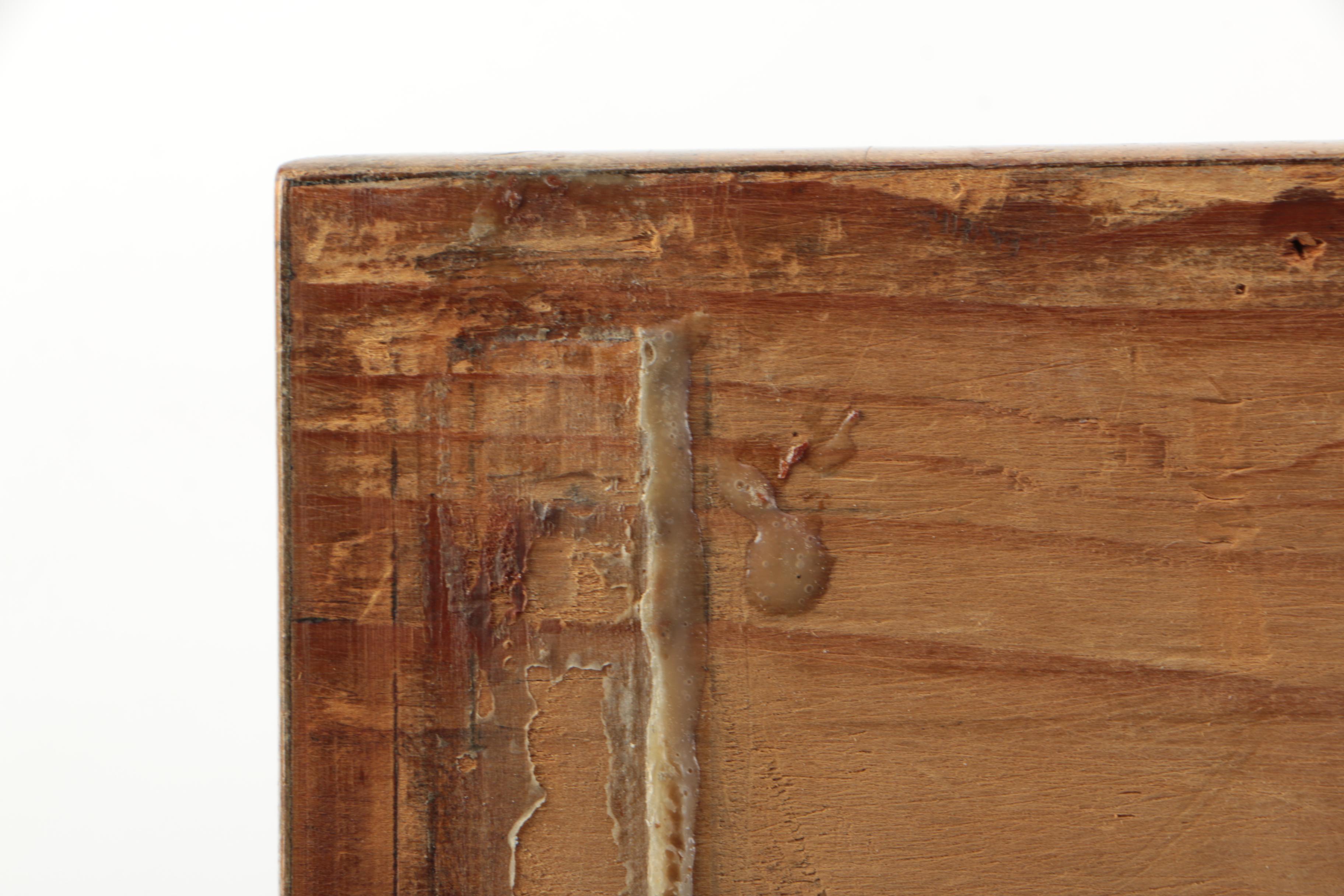 Vintage Mixed Wood Trinket Box