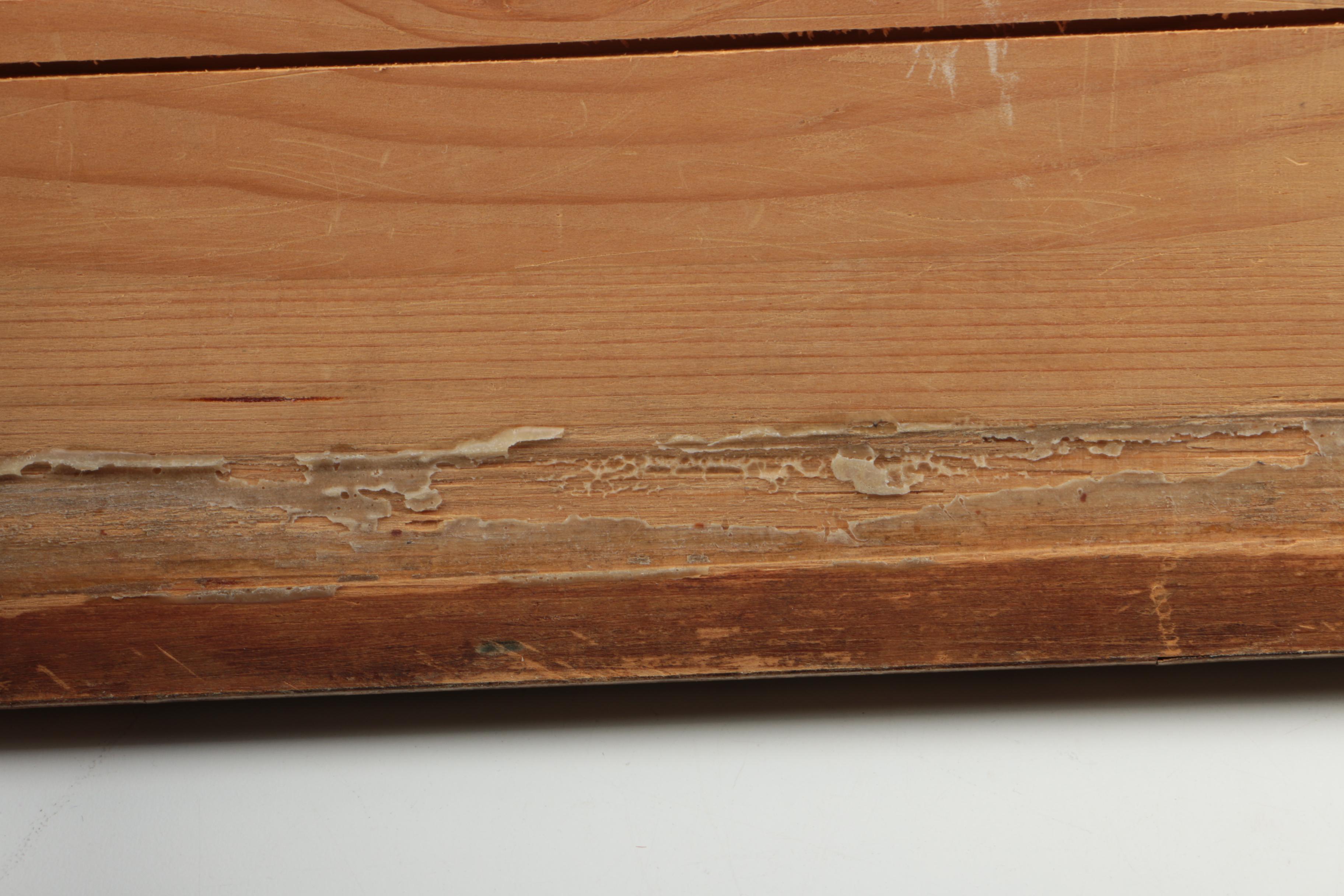 Vintage Mixed Wood Trinket Box