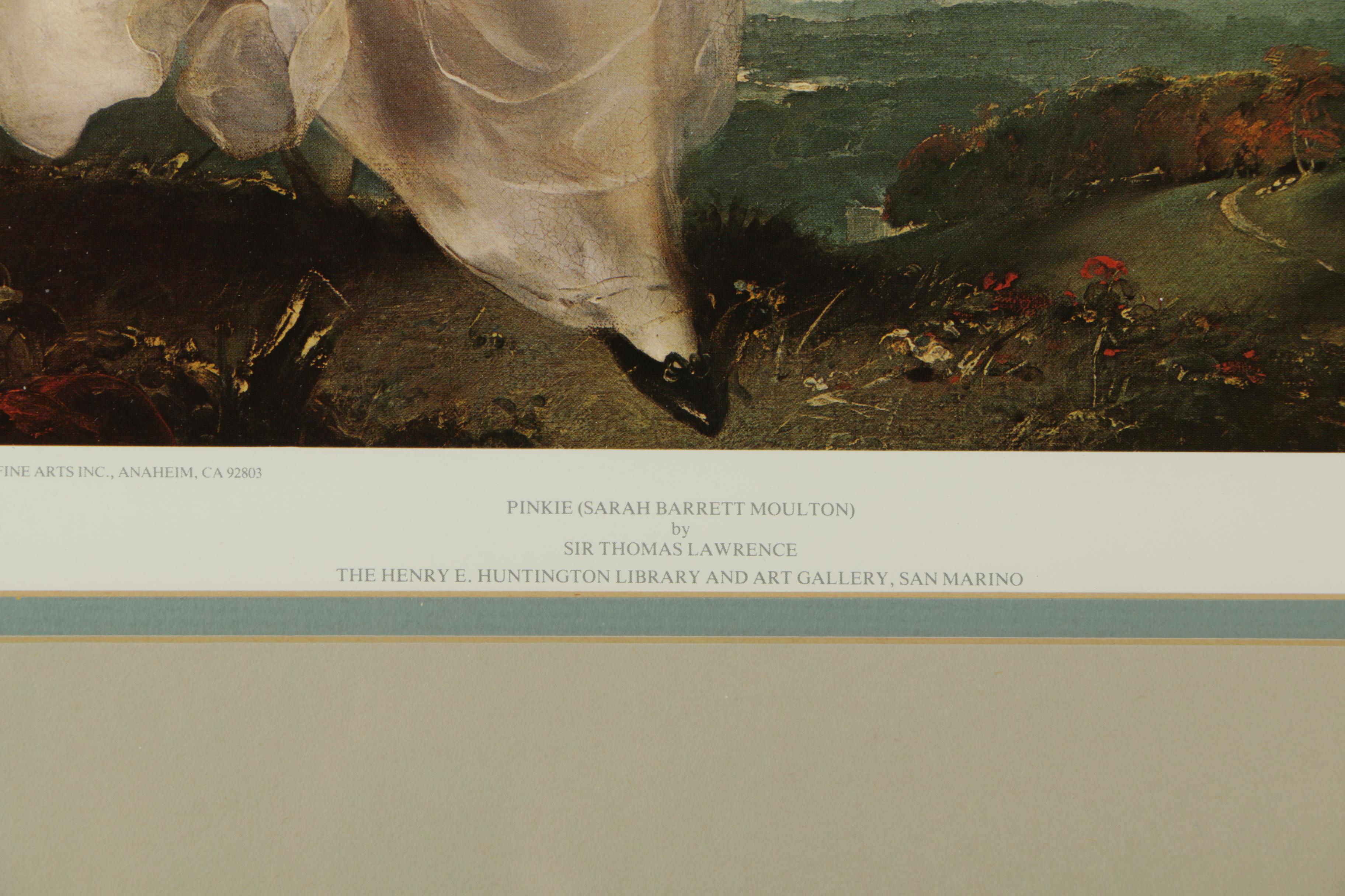 Offset Lithographs After Sirs Thomas Gainsborough and Thomas Lawrence