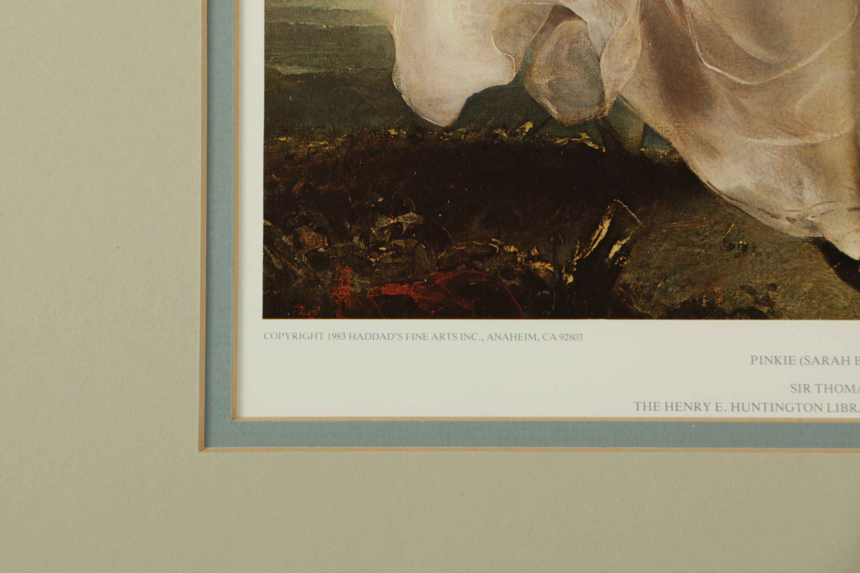 Offset Lithographs After Sirs Thomas Gainsborough and Thomas Lawrence