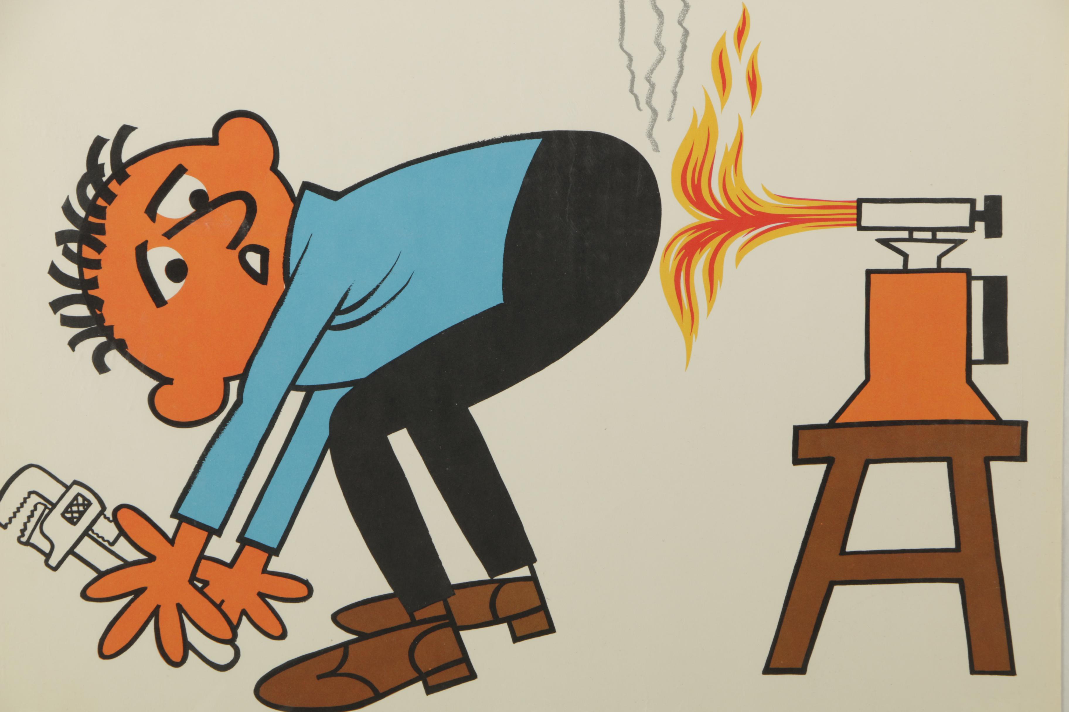 Vintage General Motors Motivational and Safety Posters from the 1960s