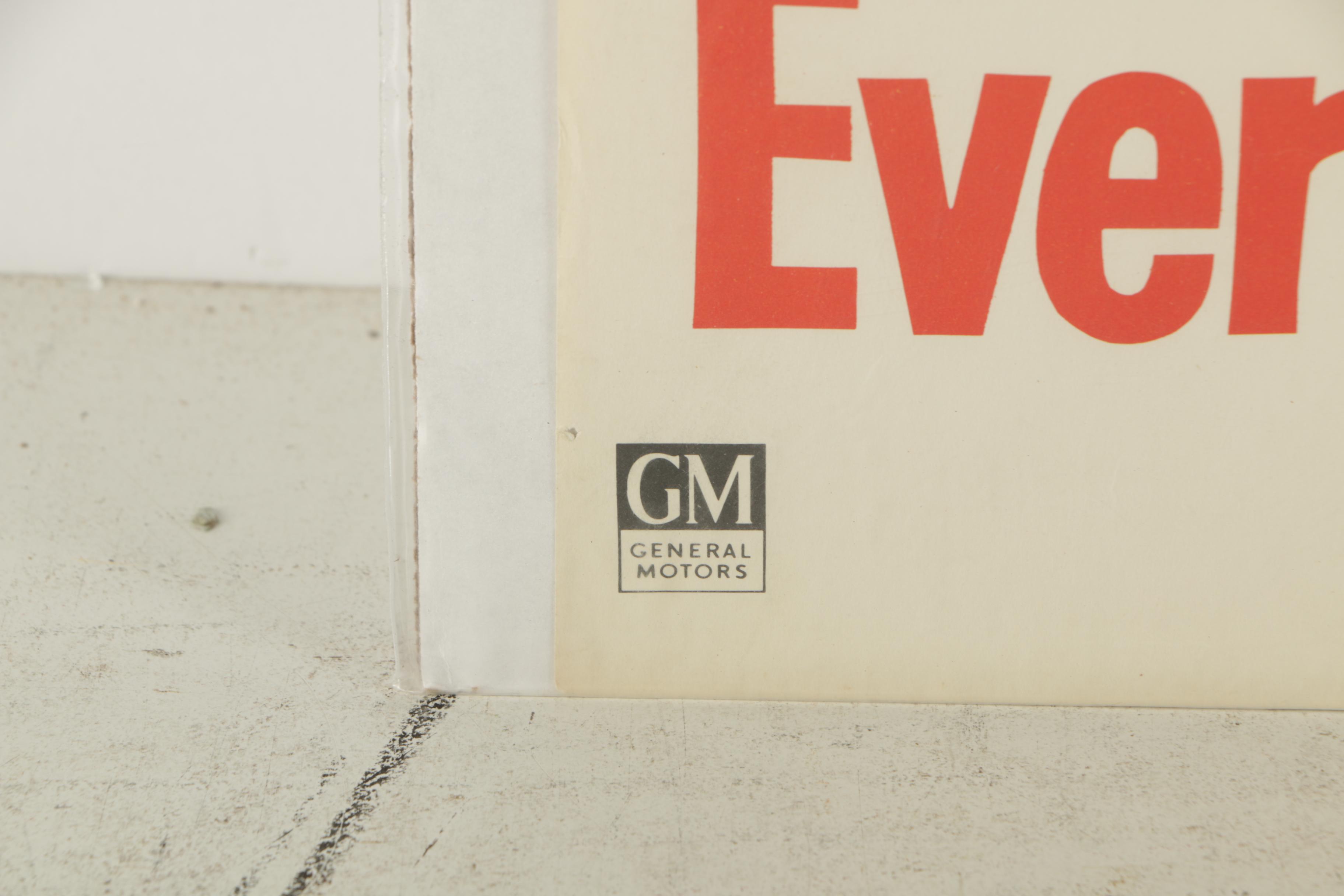 Vintage General Motors Motivational and Safety Posters from the 1960s