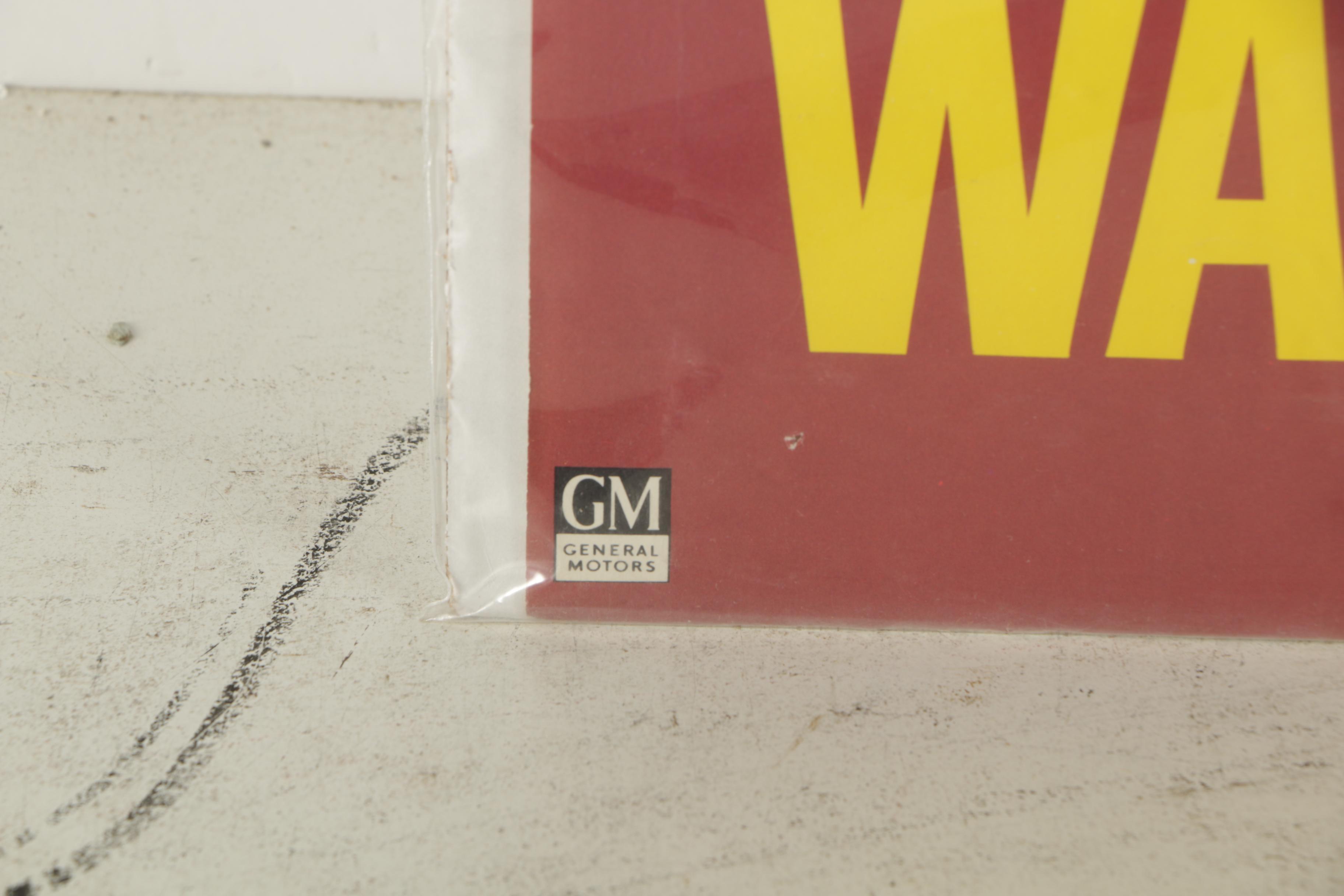 Vintage General Motors Motivational and Safety Posters from the 1960s