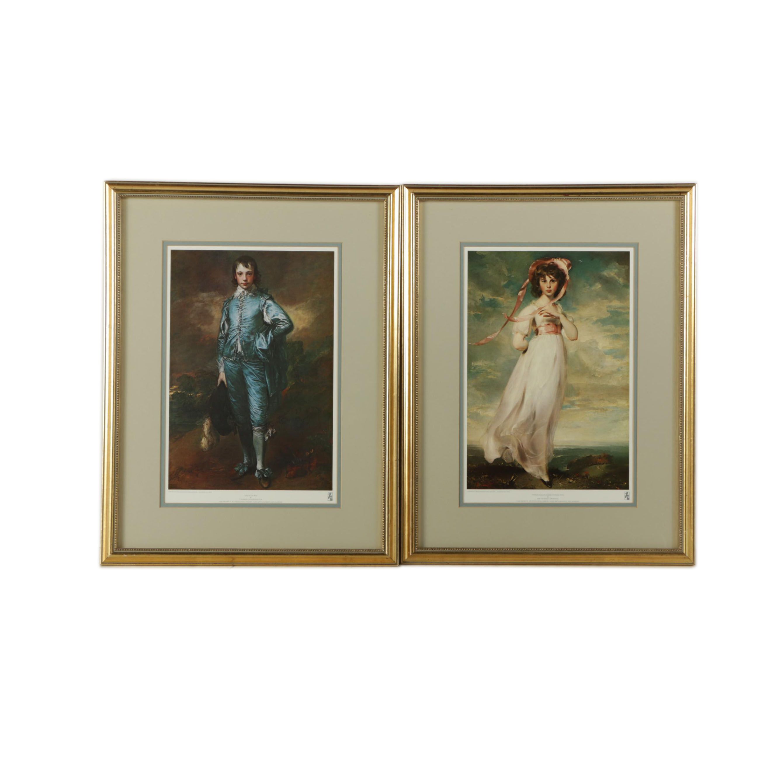 Offset Lithographs After Sirs Thomas Gainsborough and Thomas Lawrence