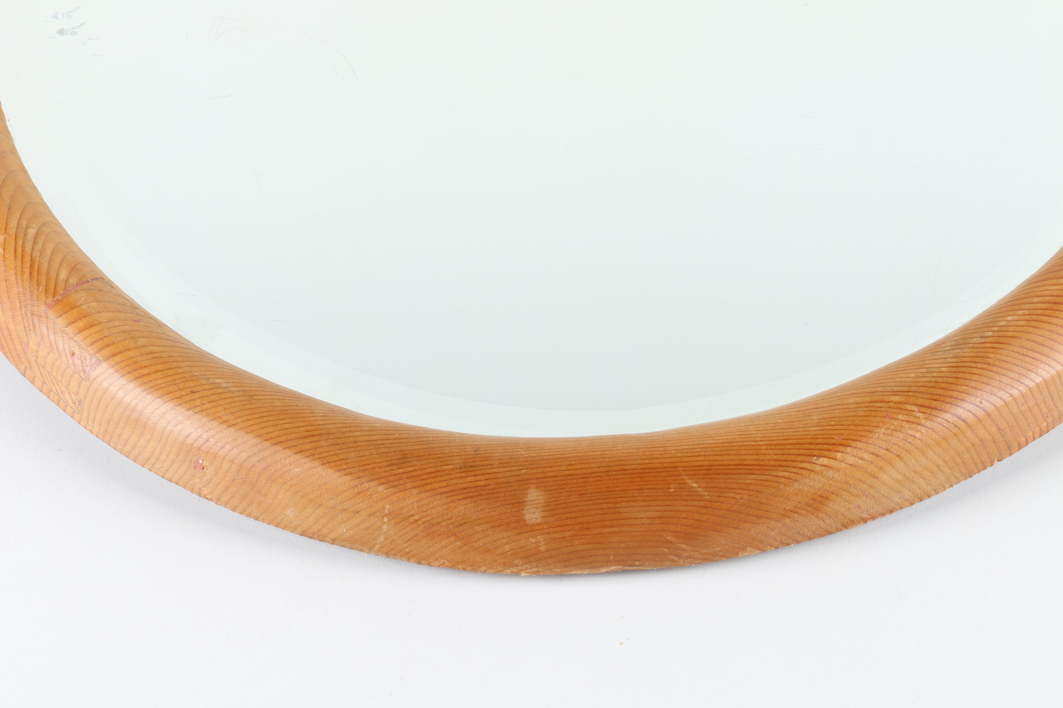 Wood Frame Wall Mirror