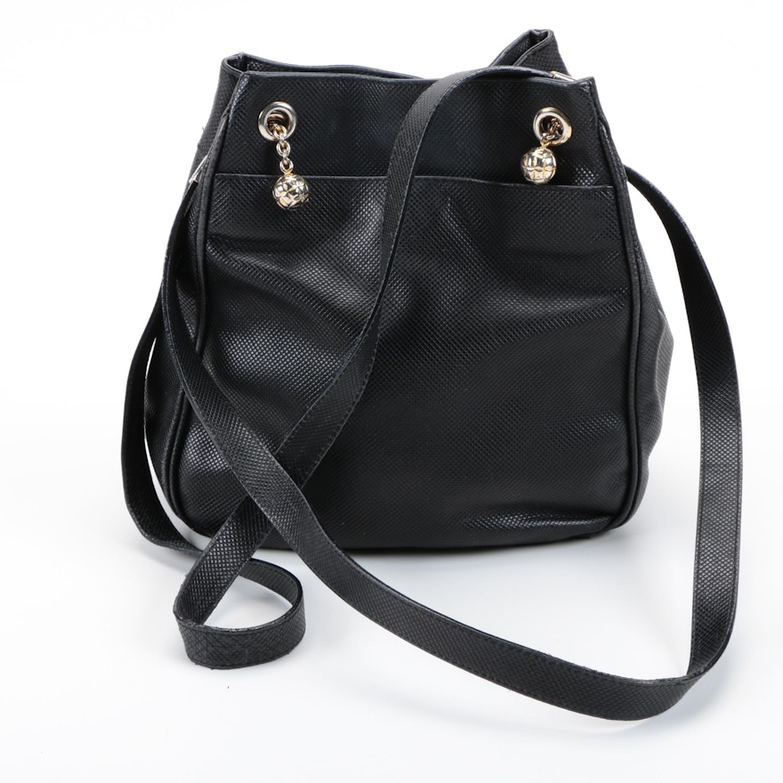 Bottega Veneta Black Saffiano Leather Bag
