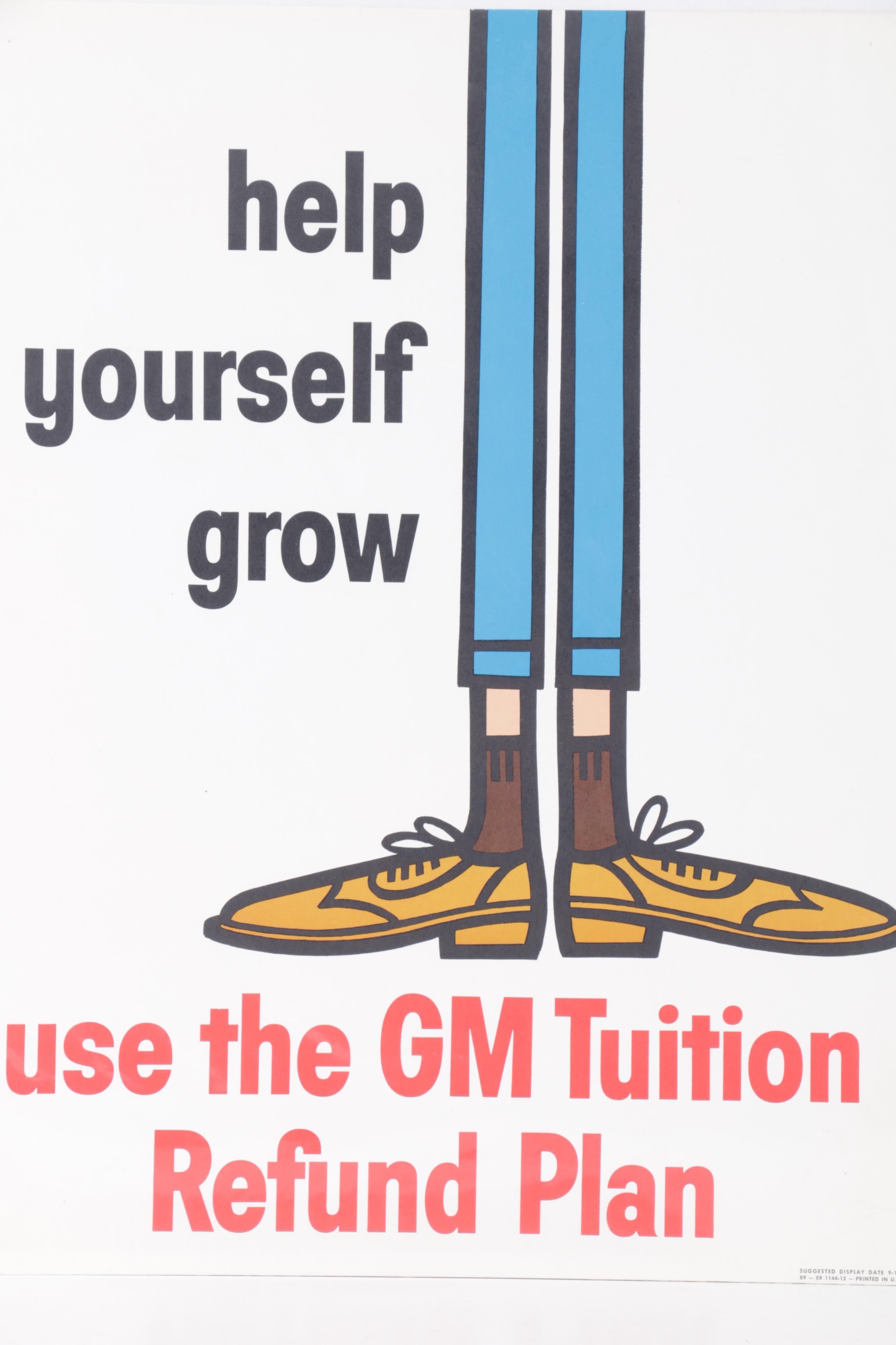 Vintage General Motors Motivational and Safety Posters from the 1960s