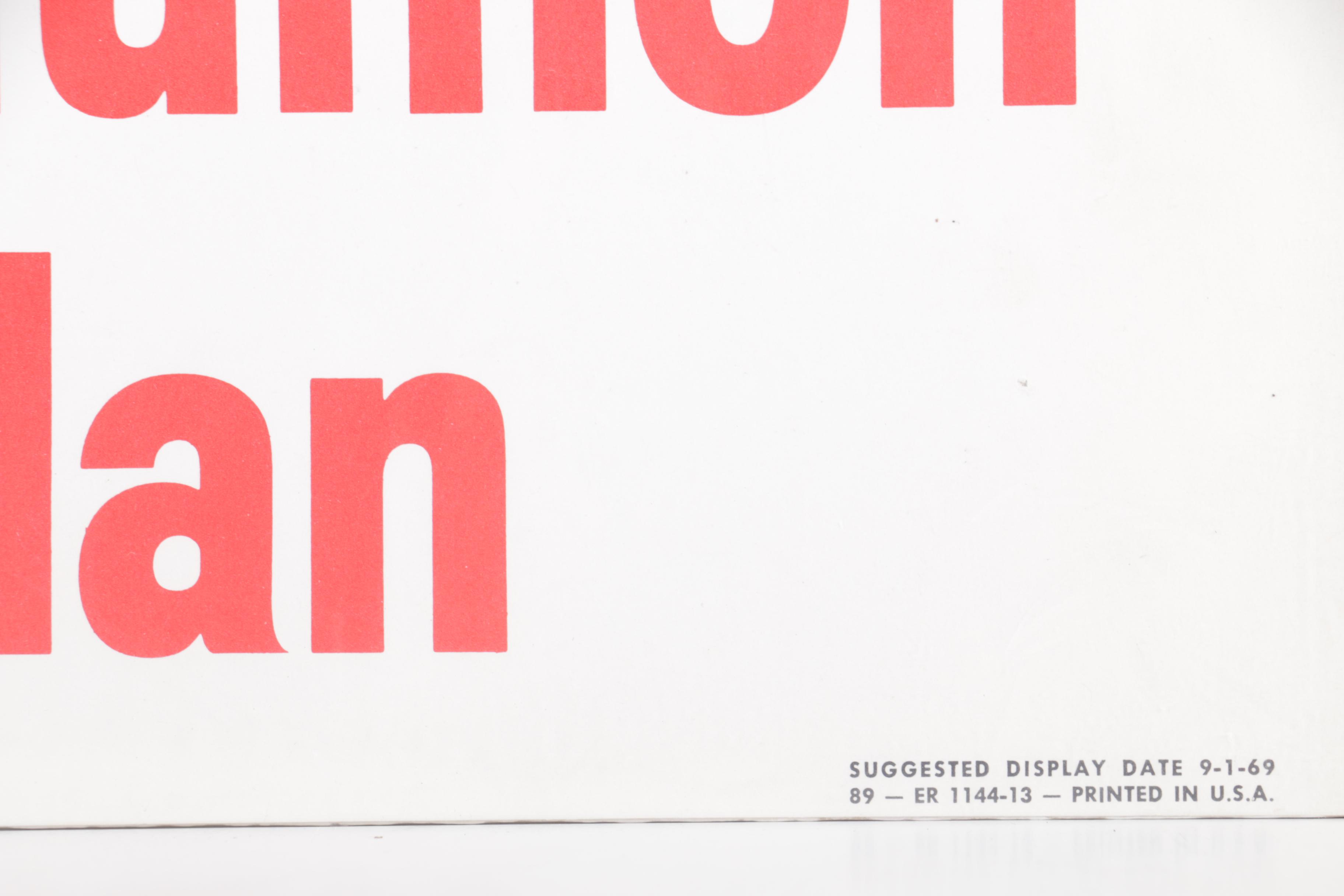 Vintage General Motors Motivational and Safety Posters from the 1960s