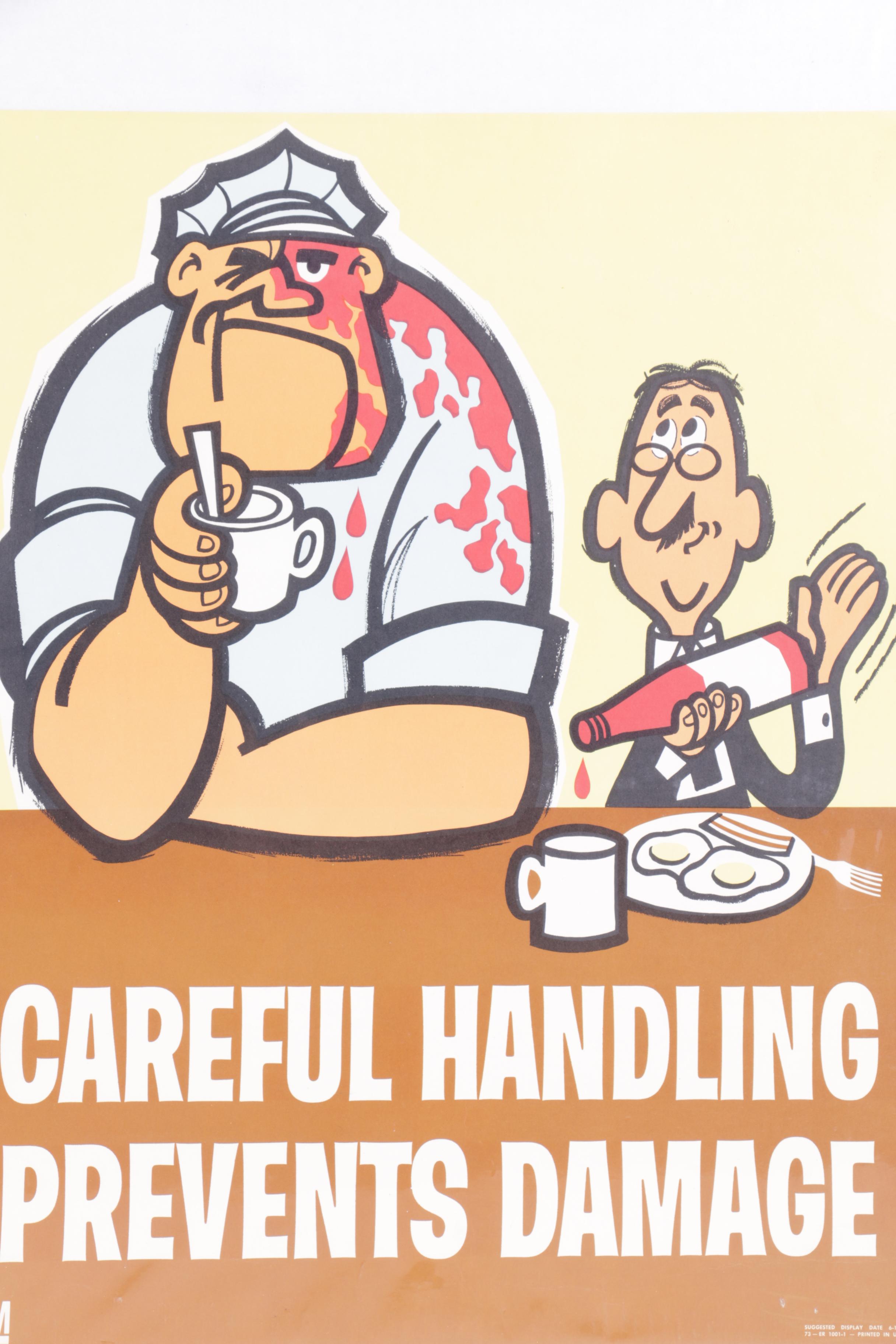 Vintage General Motors Motivational and Safety Posters from the 1960s