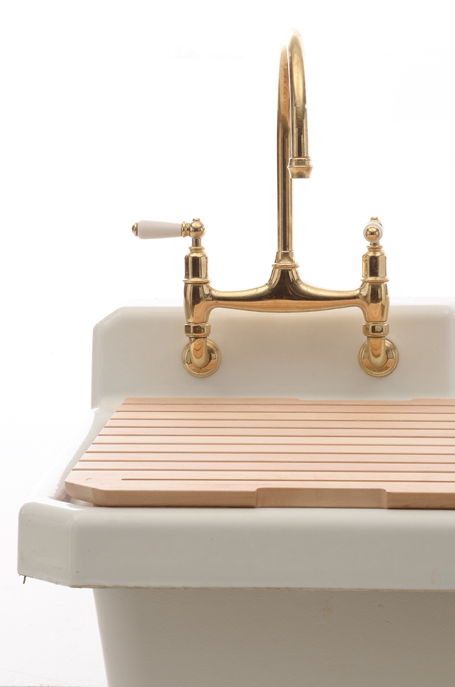 Enameled Cast Iron Farmhouse Style Utility Sink
