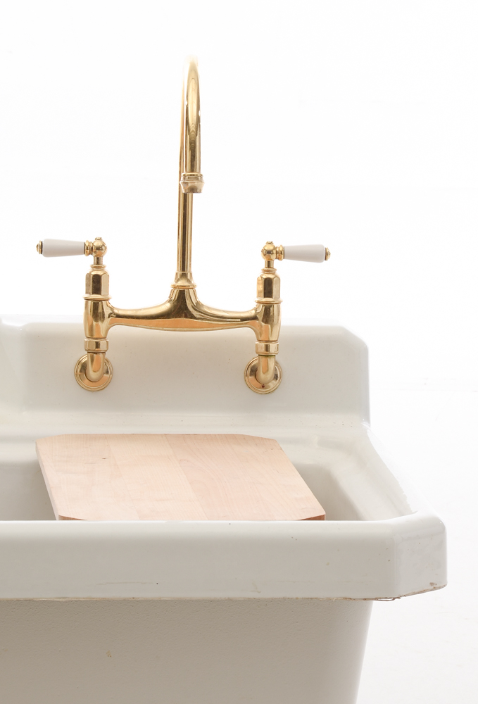 Enameled Cast Iron Farmhouse Style Utility Sink